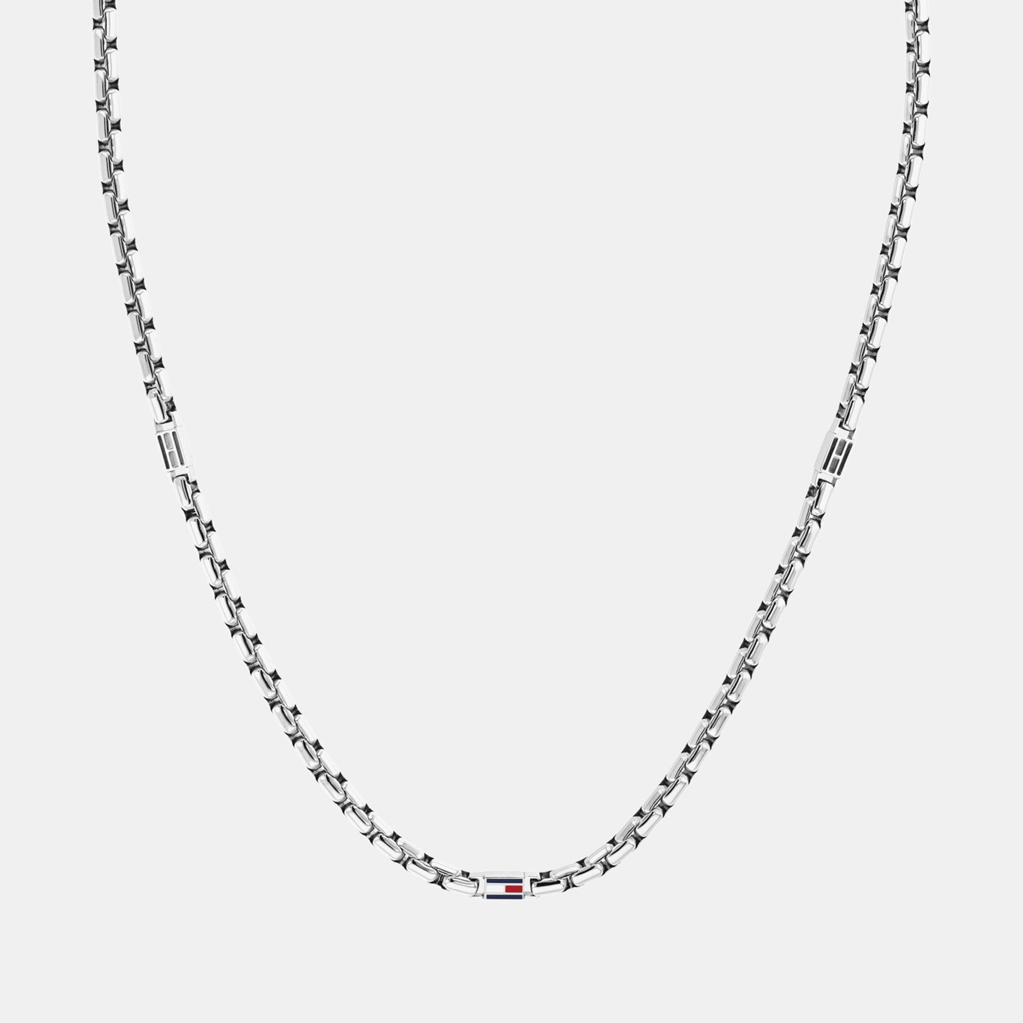 Silver - Tommy Hilfiger - Tommy Hilfiger Men’s Necklace - 1
