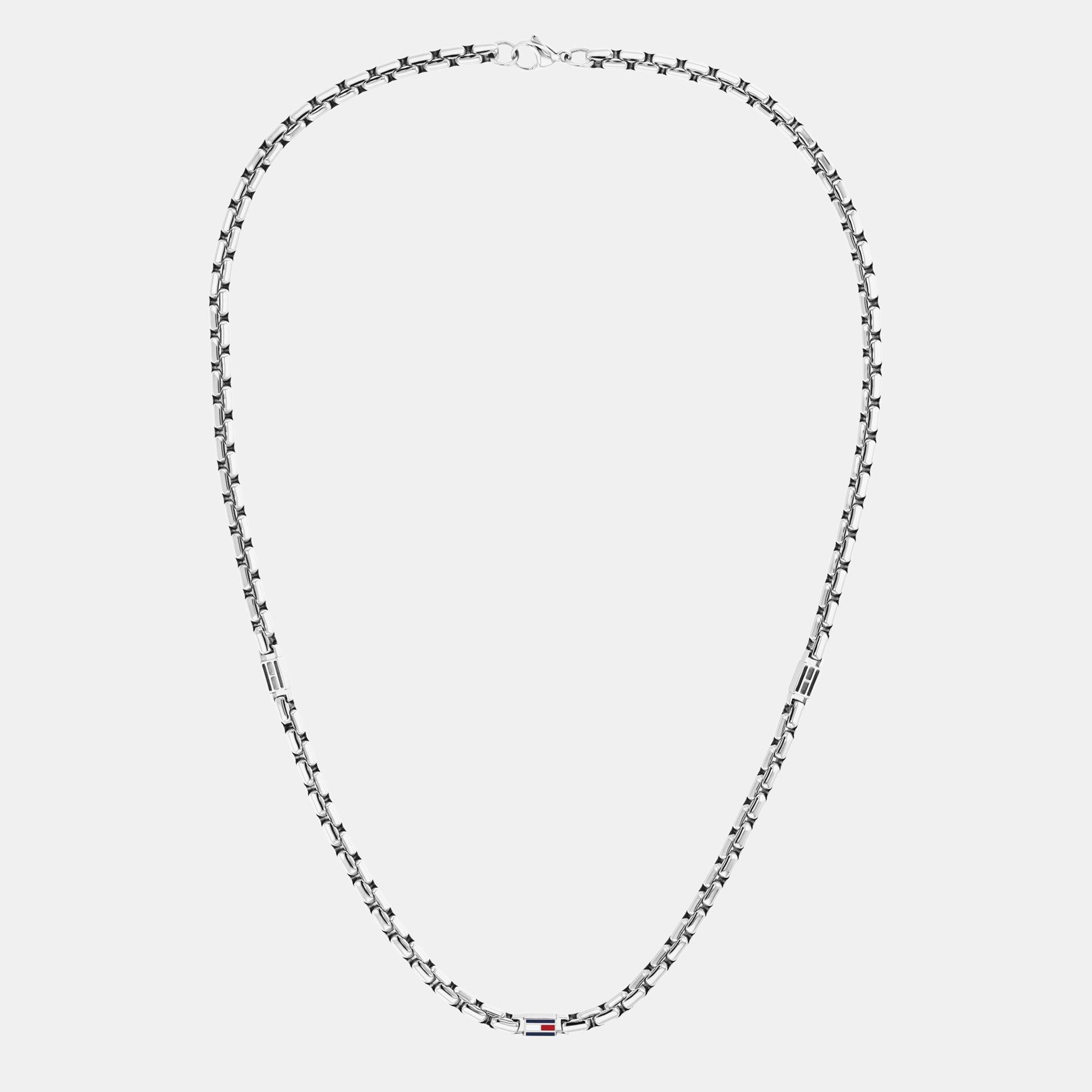 Silver - Tommy Hilfiger - Tommy Hilfiger Men’s Necklace - 2