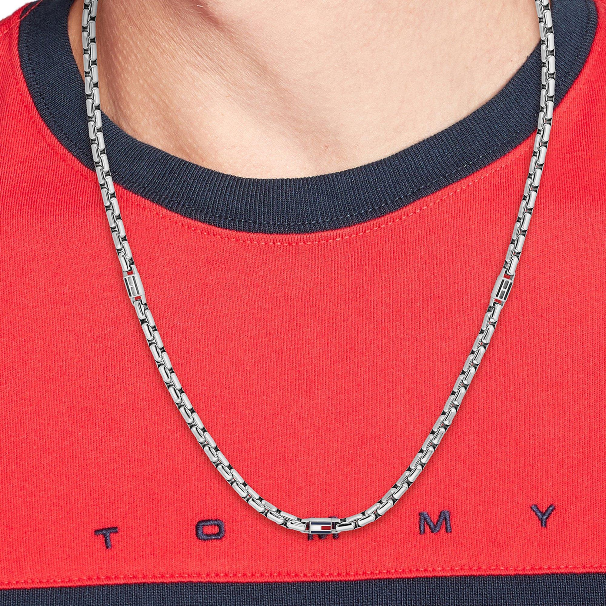 Silver - Tommy Hilfiger - Tommy Hilfiger Men’s Necklace - 3