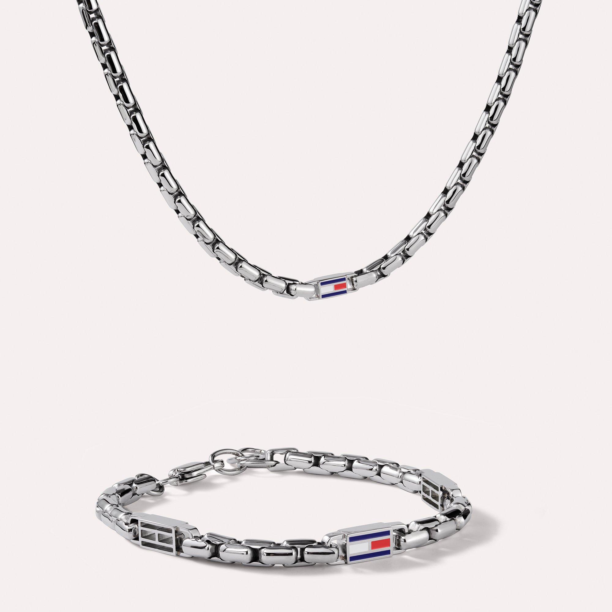 Silver - Tommy Hilfiger - Tommy Hilfiger Men’s Necklace - 4
