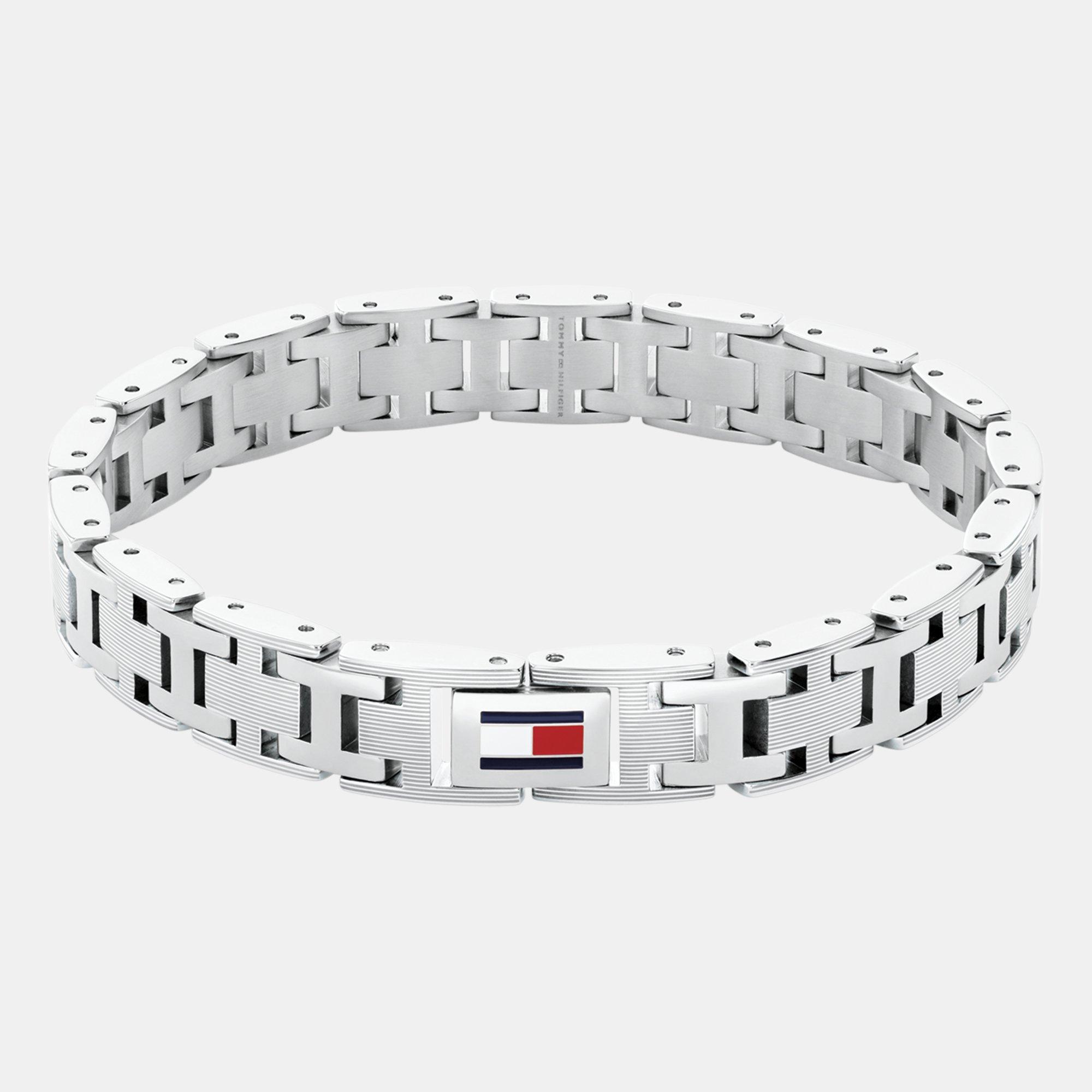 Silver - Tommy Hilfiger - Tommy Hilfiger Men’s Bracelet - 1