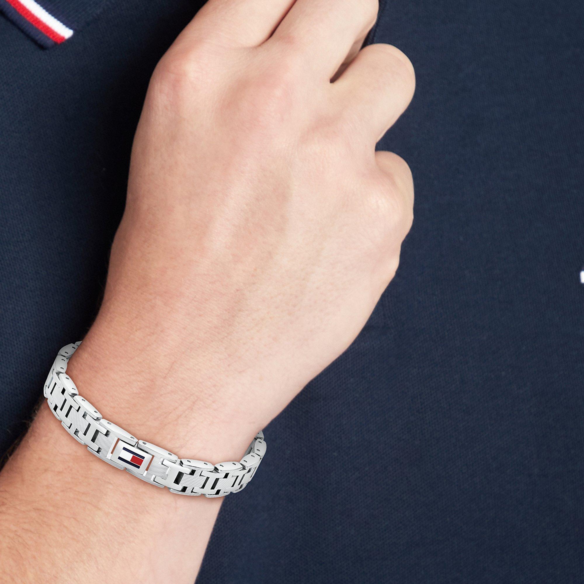 Silver - Tommy Hilfiger - Tommy Hilfiger Men’s Bracelet - 2