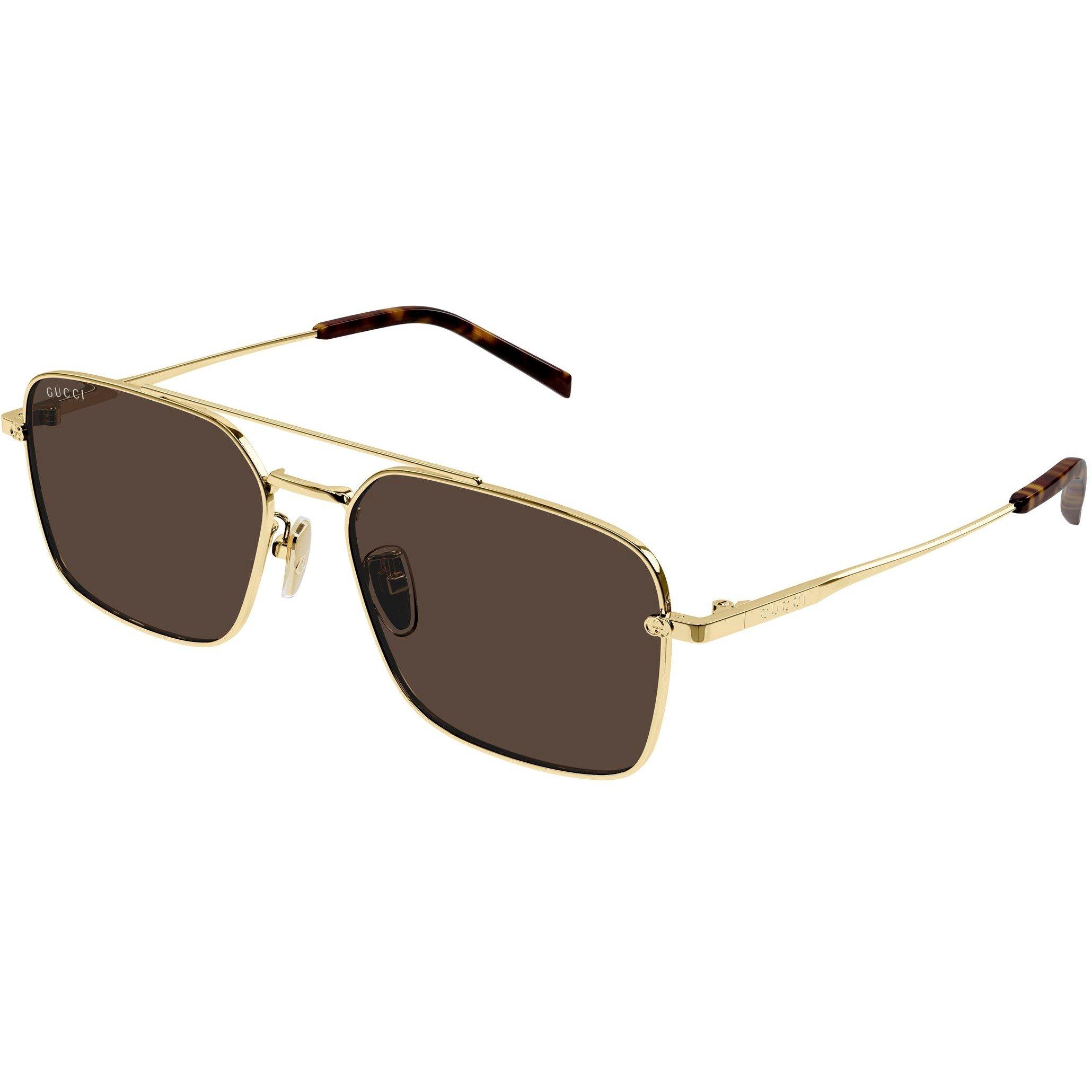 Gold/Black - Gucci - Men's GG1957SA Aviator Sunglasses - 1