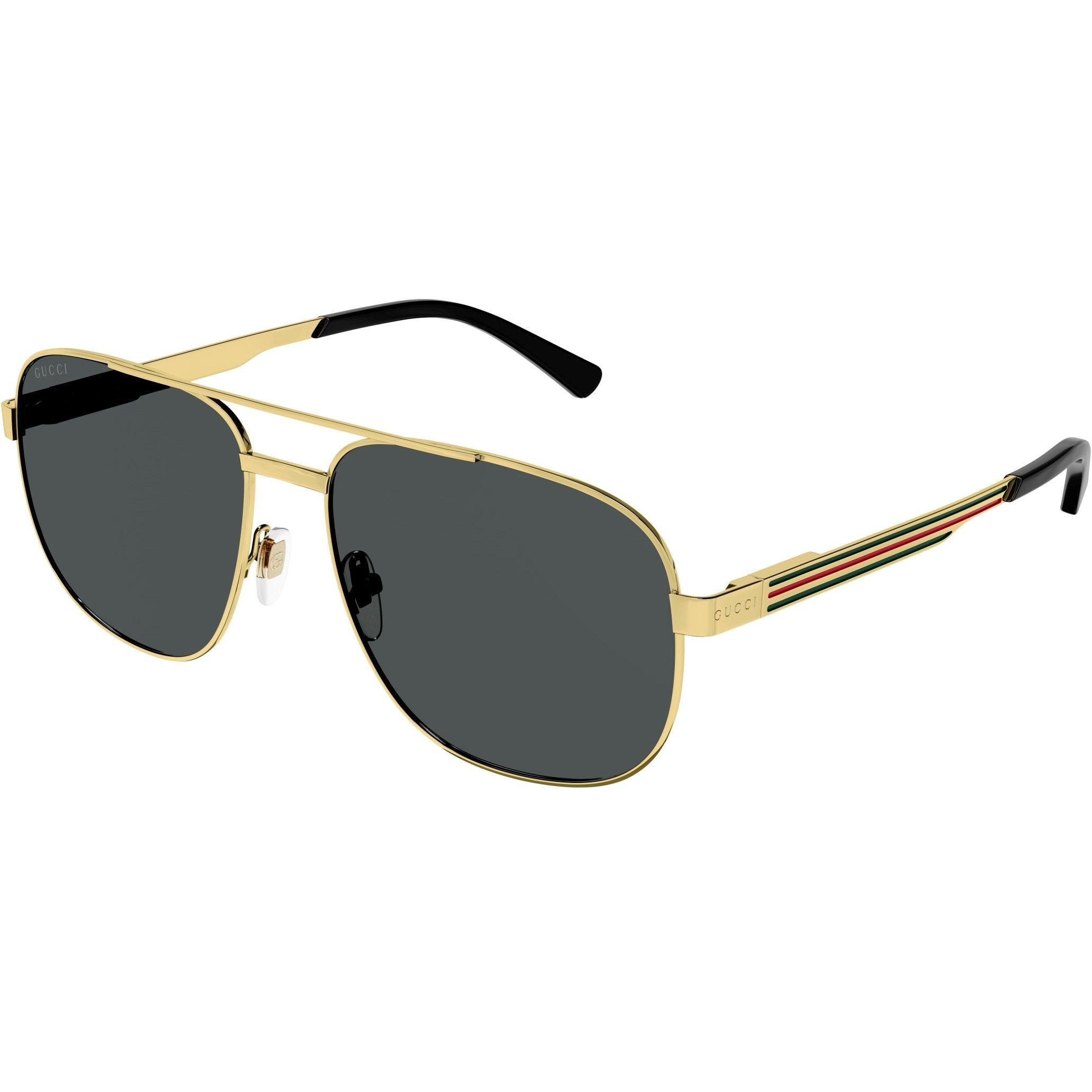 Gold/Black - Gucci - Men's GG1223S Aviator Sunglasses - 1