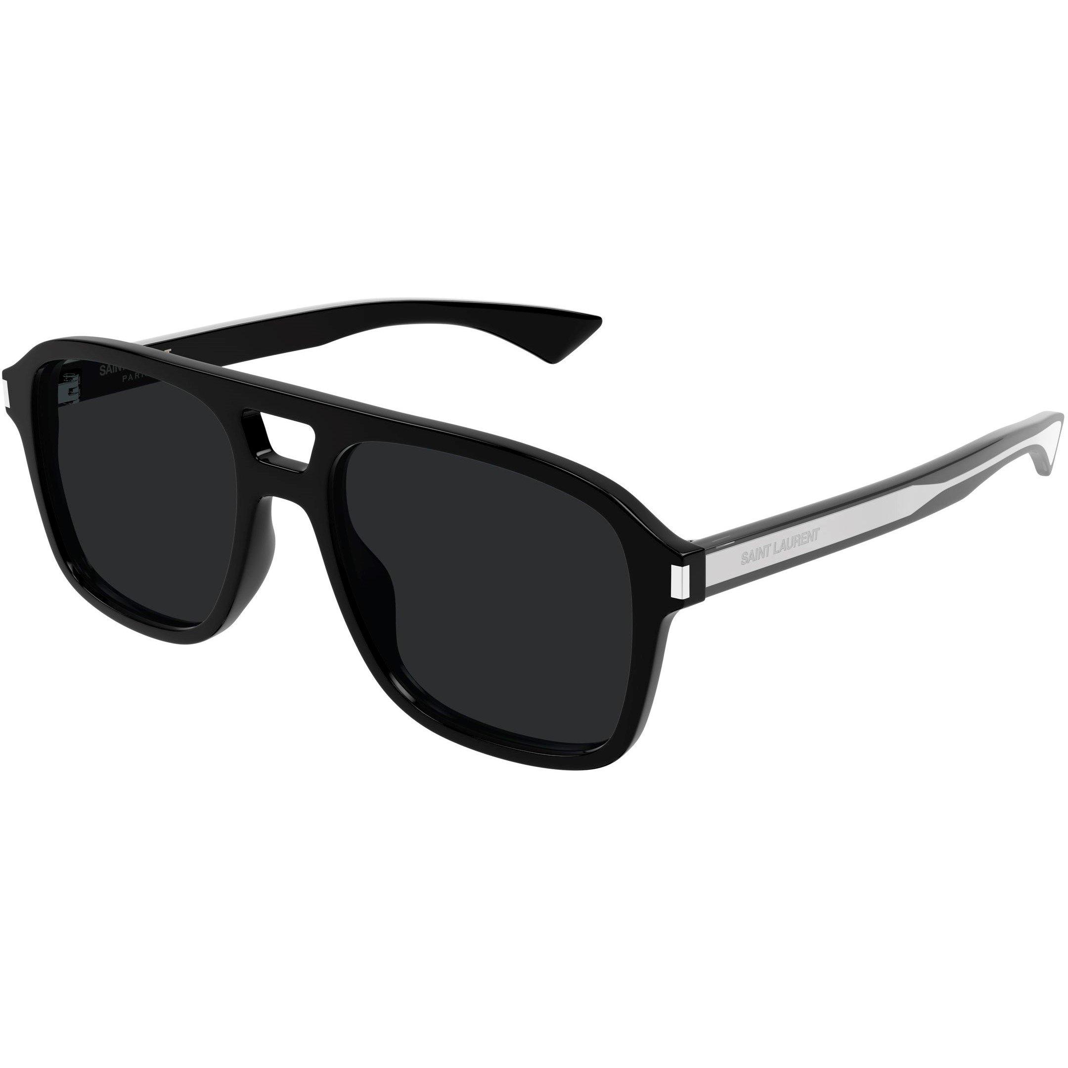 Black - Saint Laurent - Men's SL 881 Aviator Sunglasses
