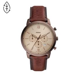 Fossil Neutra Chronograph Brown LiteHide™ Leather Watch FS5941