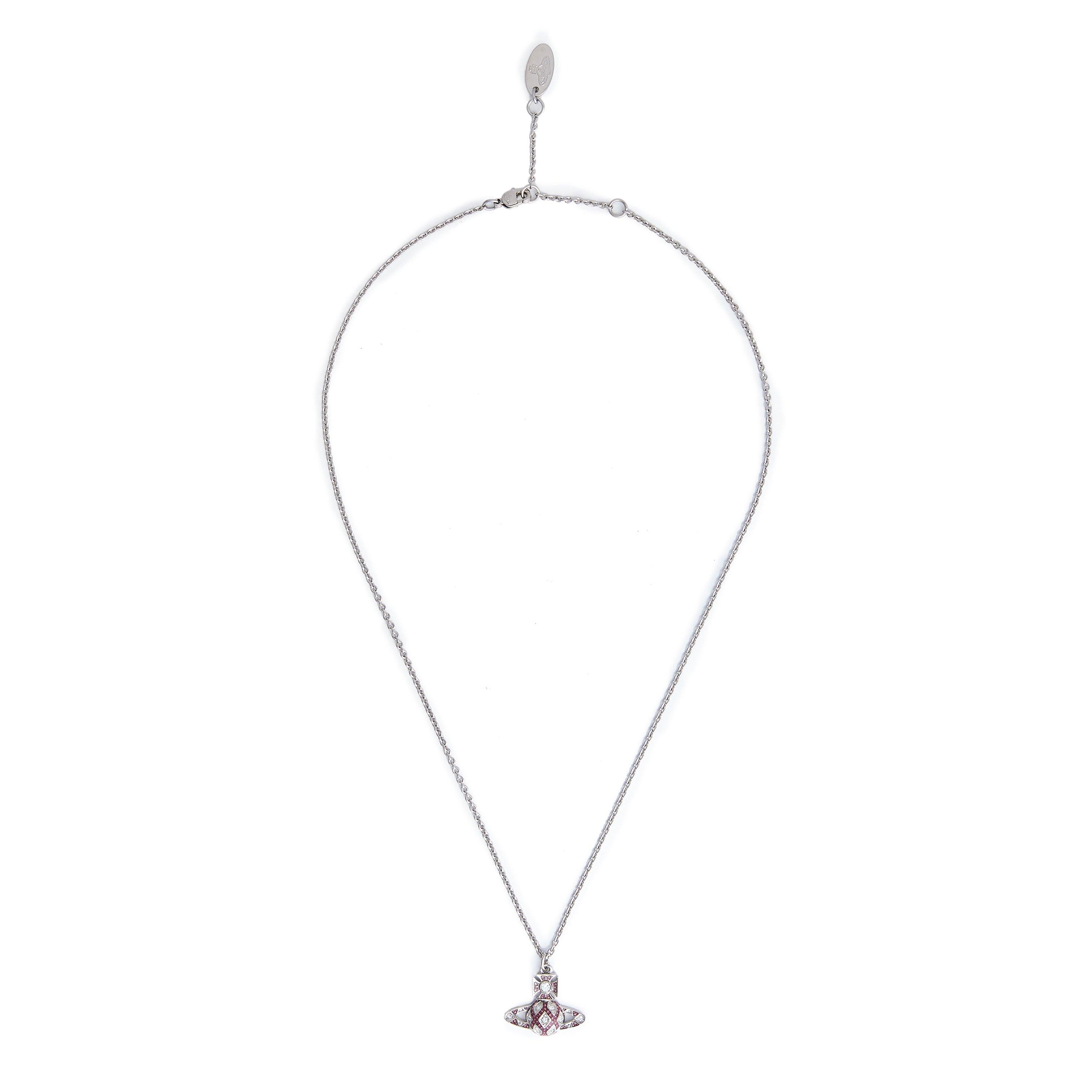 Platinum/Rose - Vivienne Westwood - Viv Rachelle Pendant Ld64 - 1