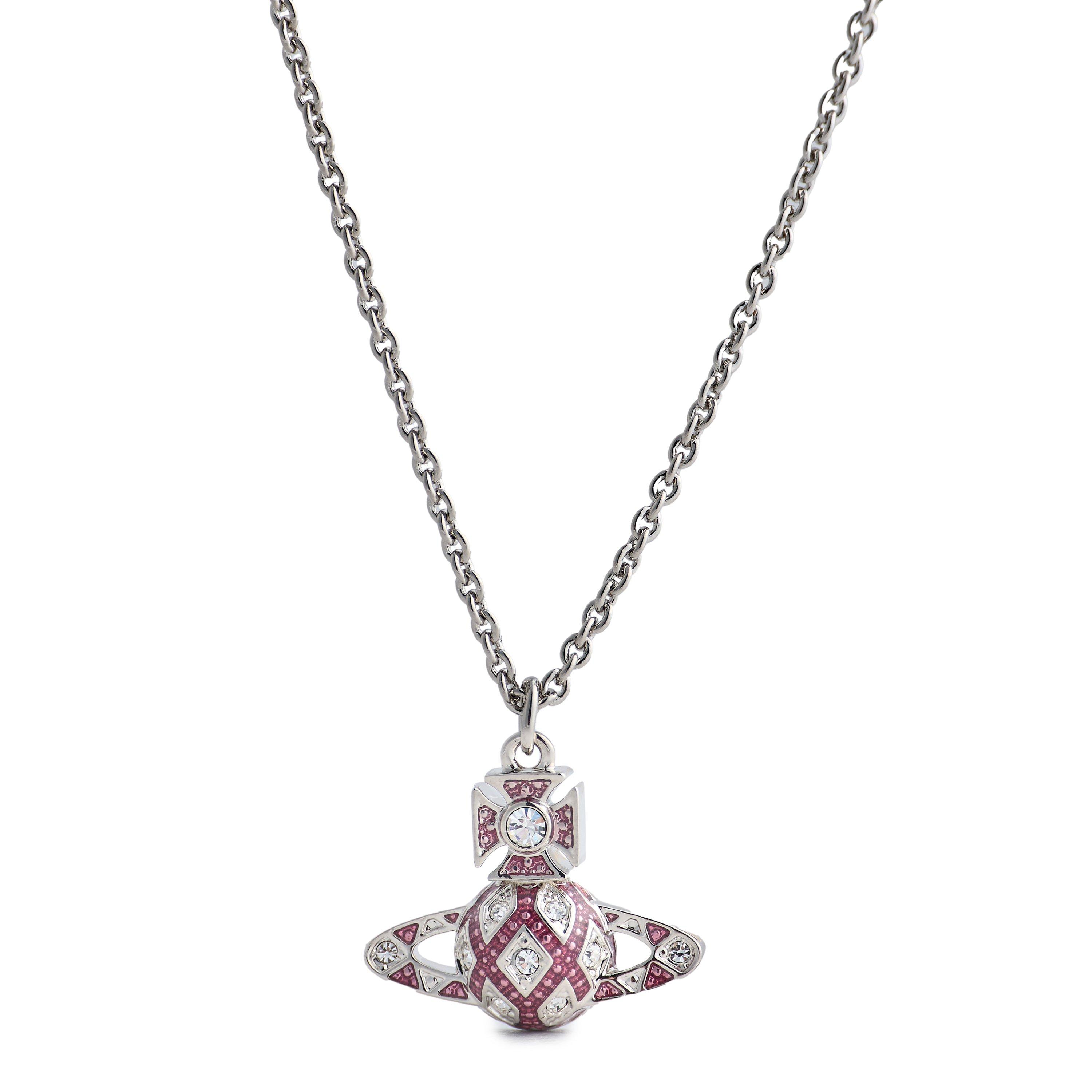 Platinum/Rose - Vivienne Westwood - Viv Rachelle Pendant Ld64 - 2