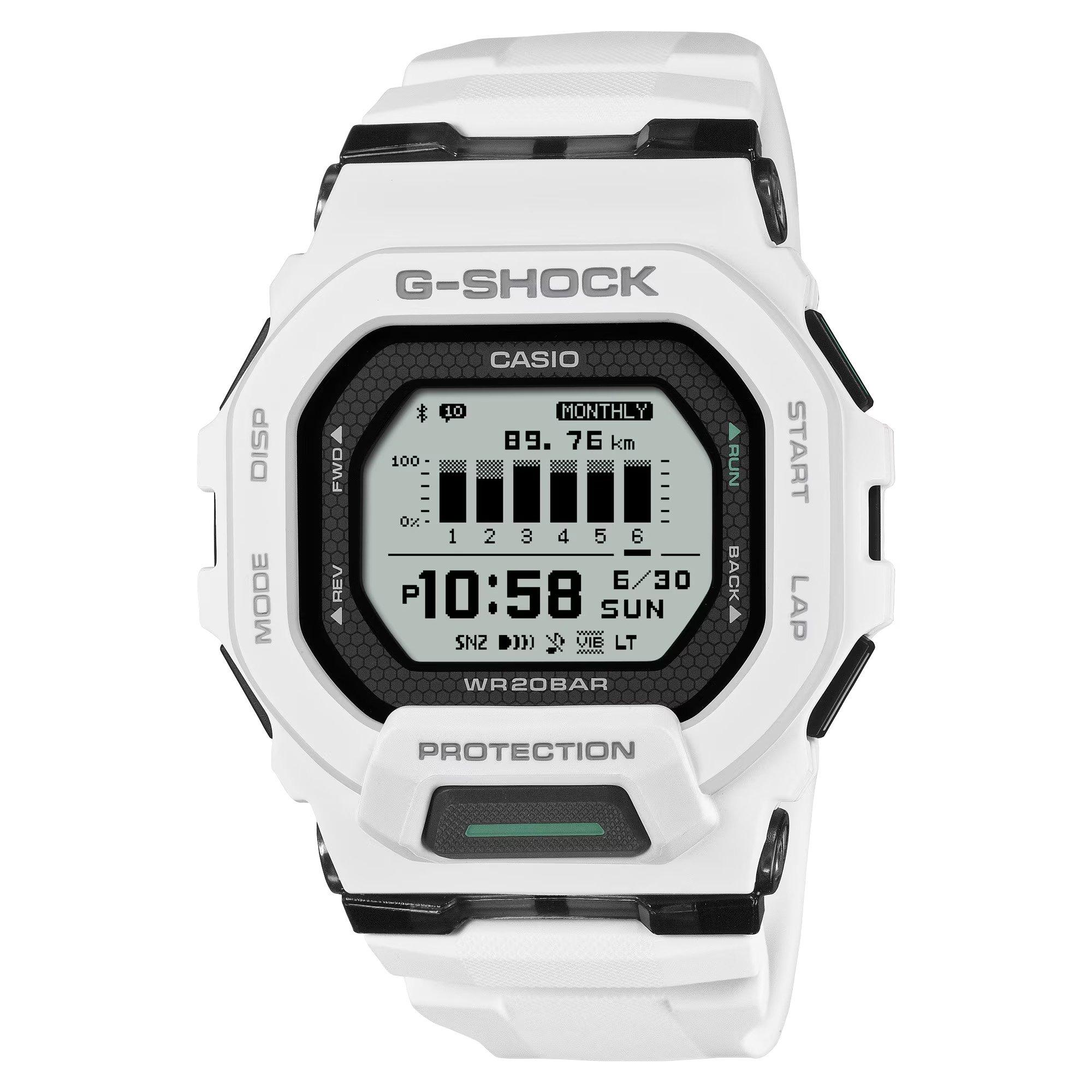 G Shock  White Mens Gbd-200 Watch