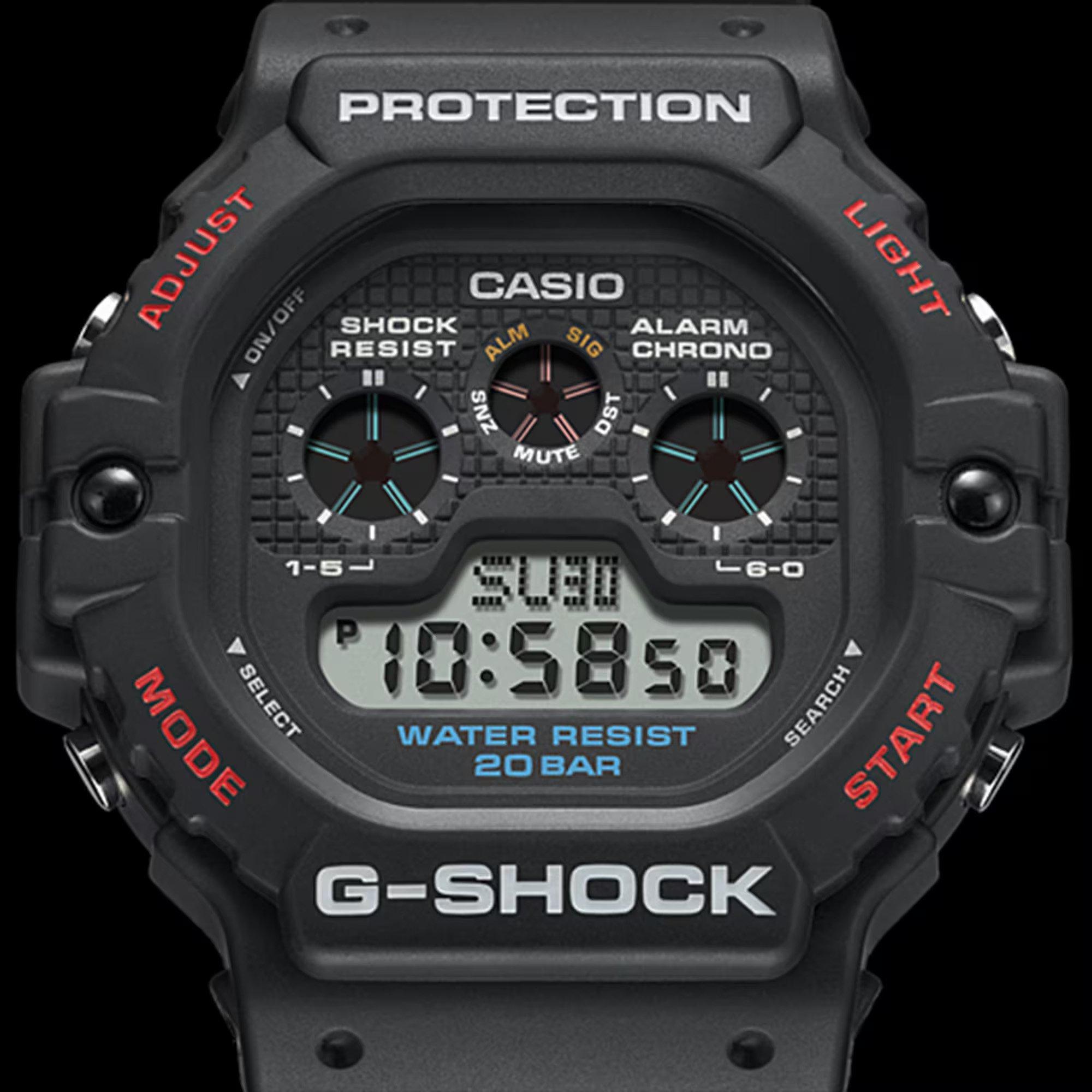 Black - G Shock - Casio DW-5900U-1ER 63 - 4