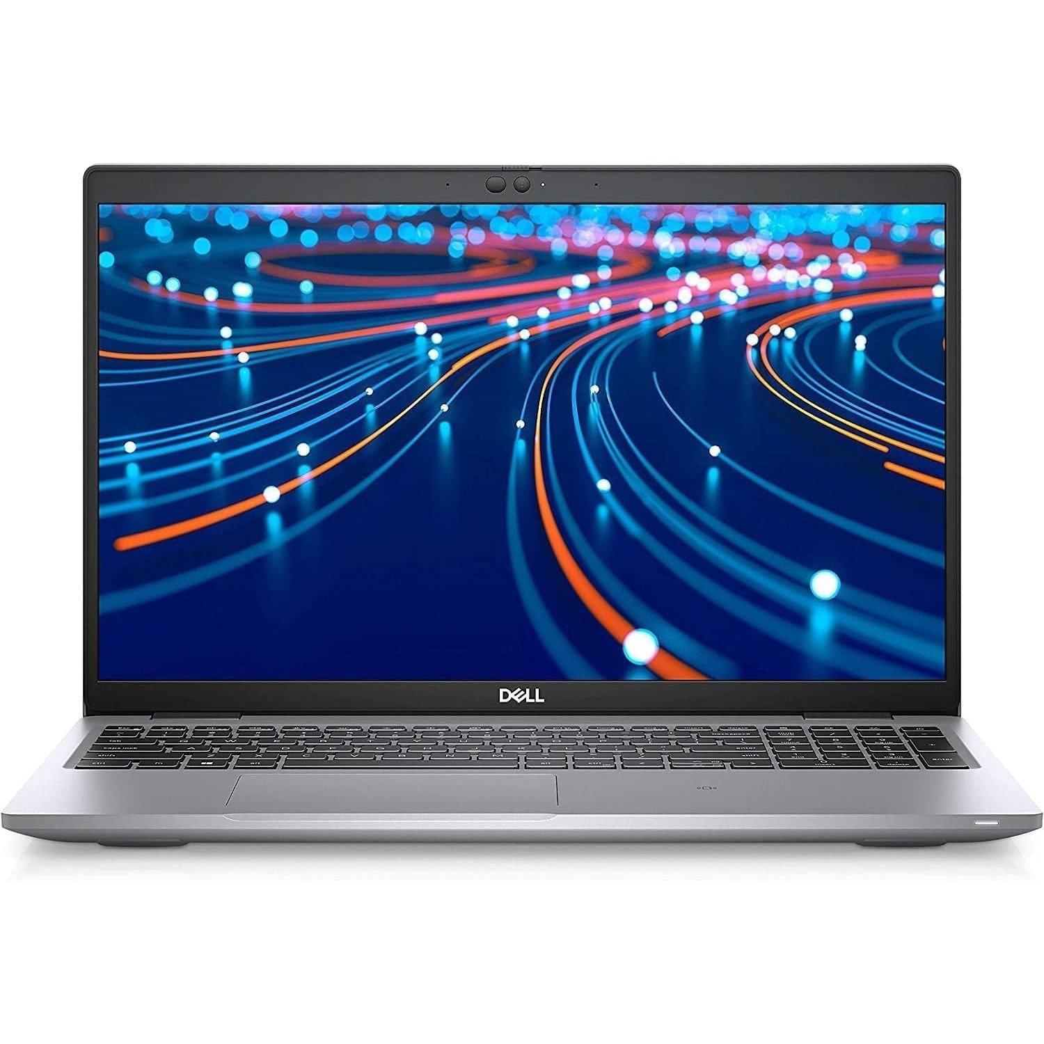 Space grey - Dell - Refurbished Dell Latitude 5520 15Inch Laptop - Intel Core i5 11th Gen 16GB 256GB SSD Windows 11 Pro - 1