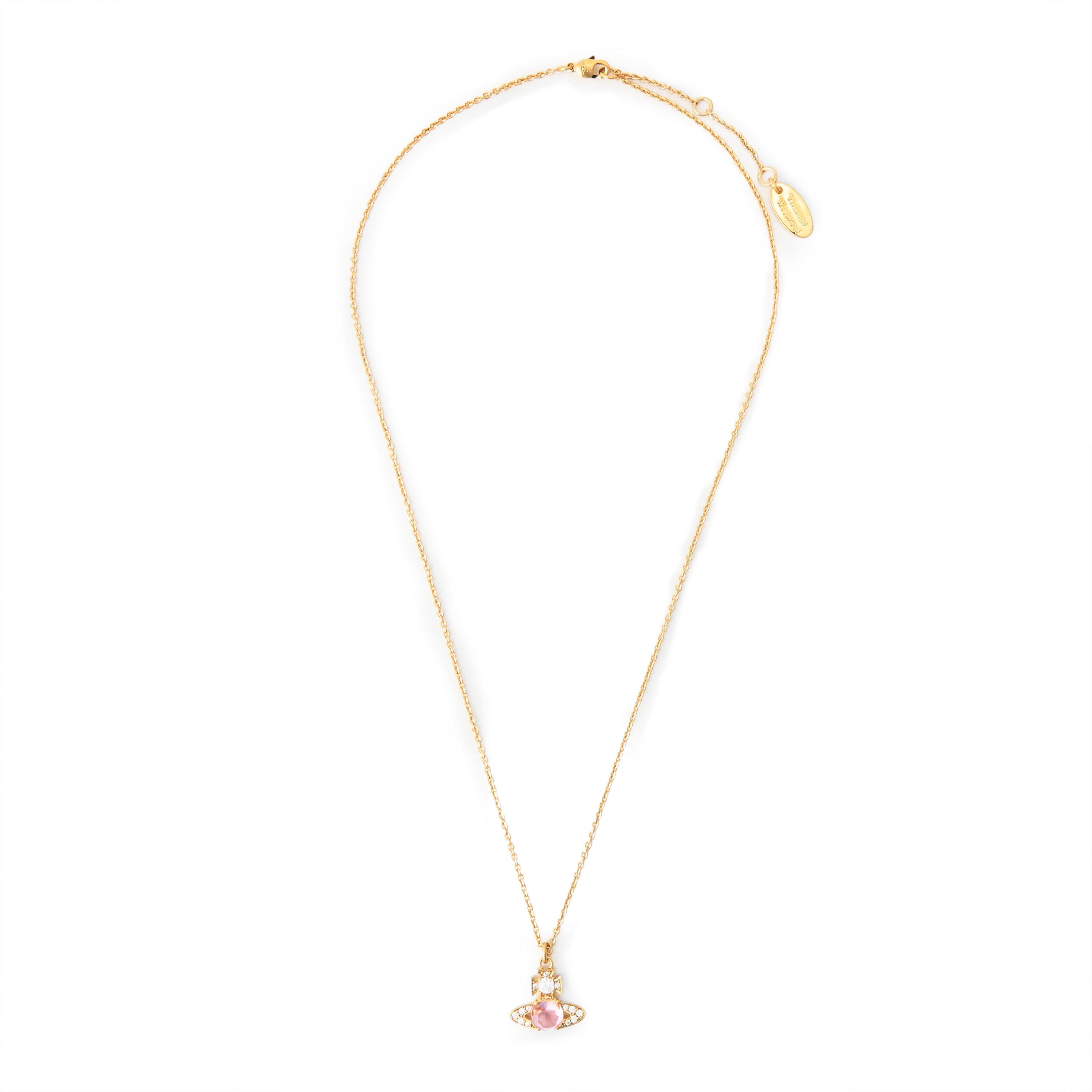 Gold/Pink - Vivienne Westwood - Viv Ondina Pendant Ld64 - 2
