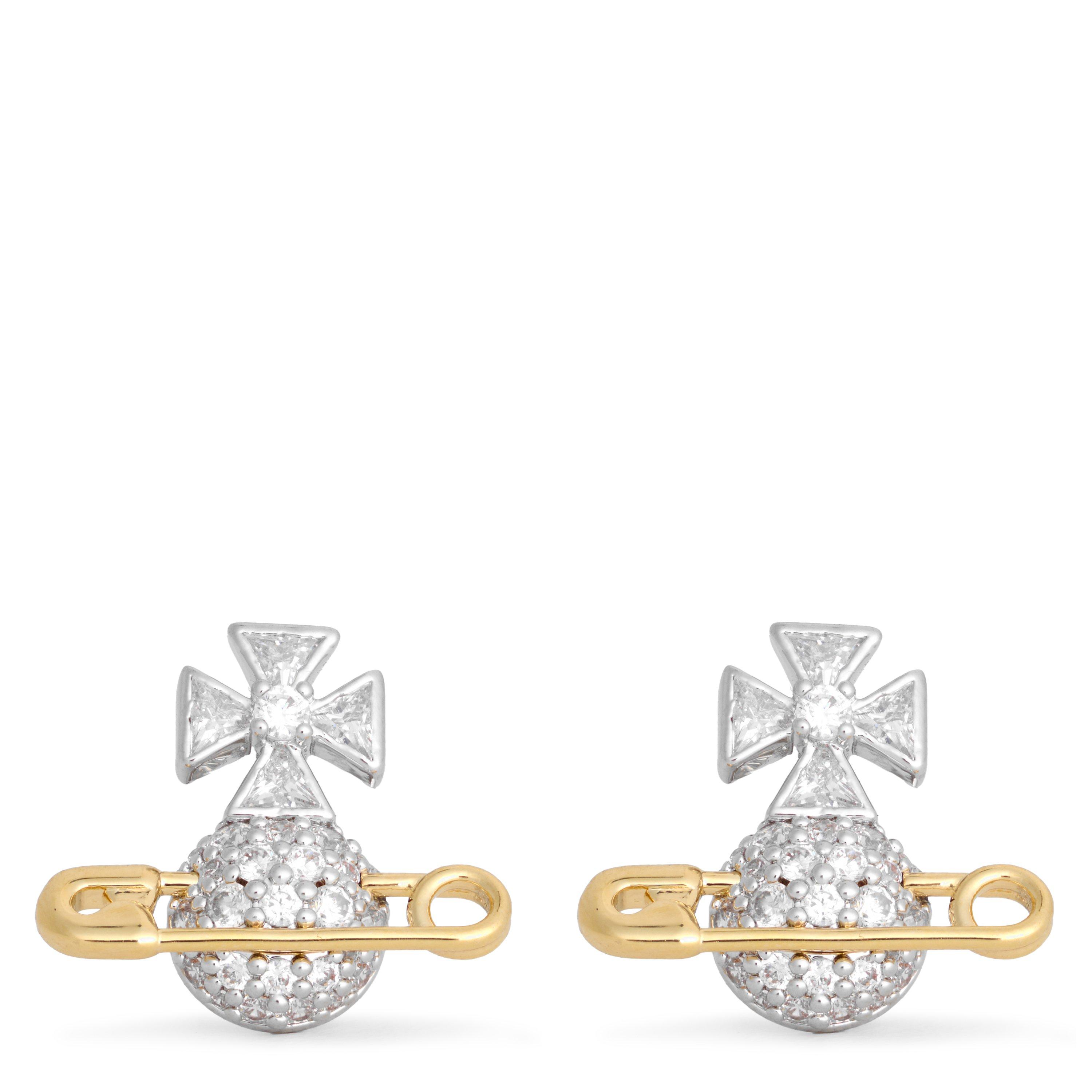 PLATINUM/GOLD - Vivienne Westwood - Viv HECTORINA EARRIN Ld64 - 1