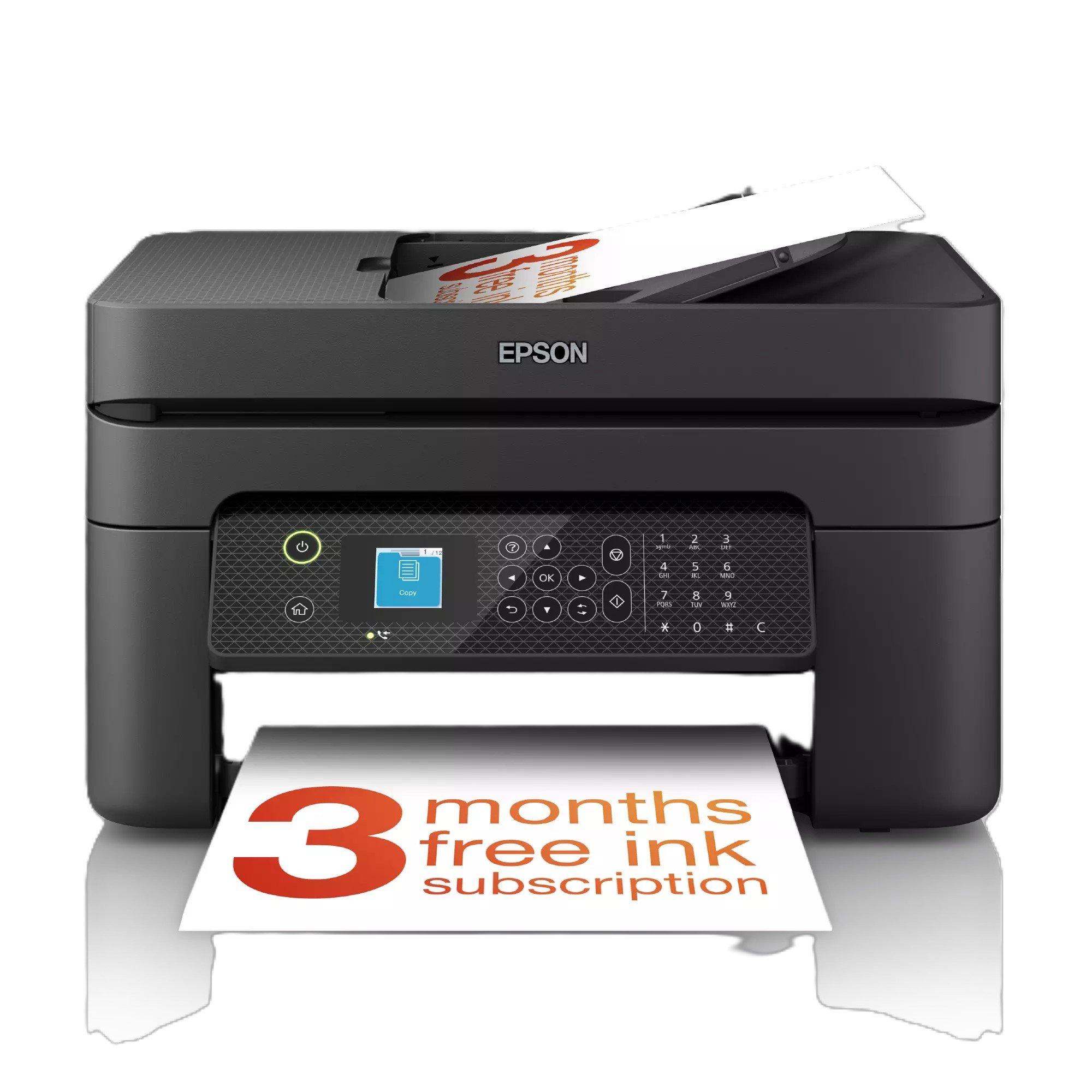 White - Epson - WorkForce WF-2930DWF A4 Multifunction Wireless Inkjet printer - 1