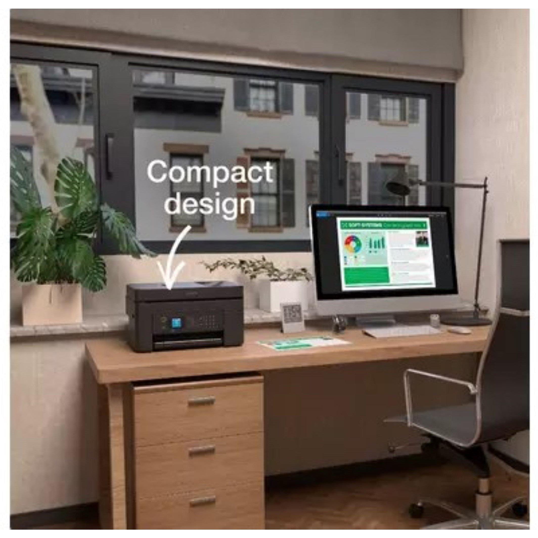 White - Epson - WorkForce WF-2930DWF A4 Multifunction Wireless Inkjet printer - 4