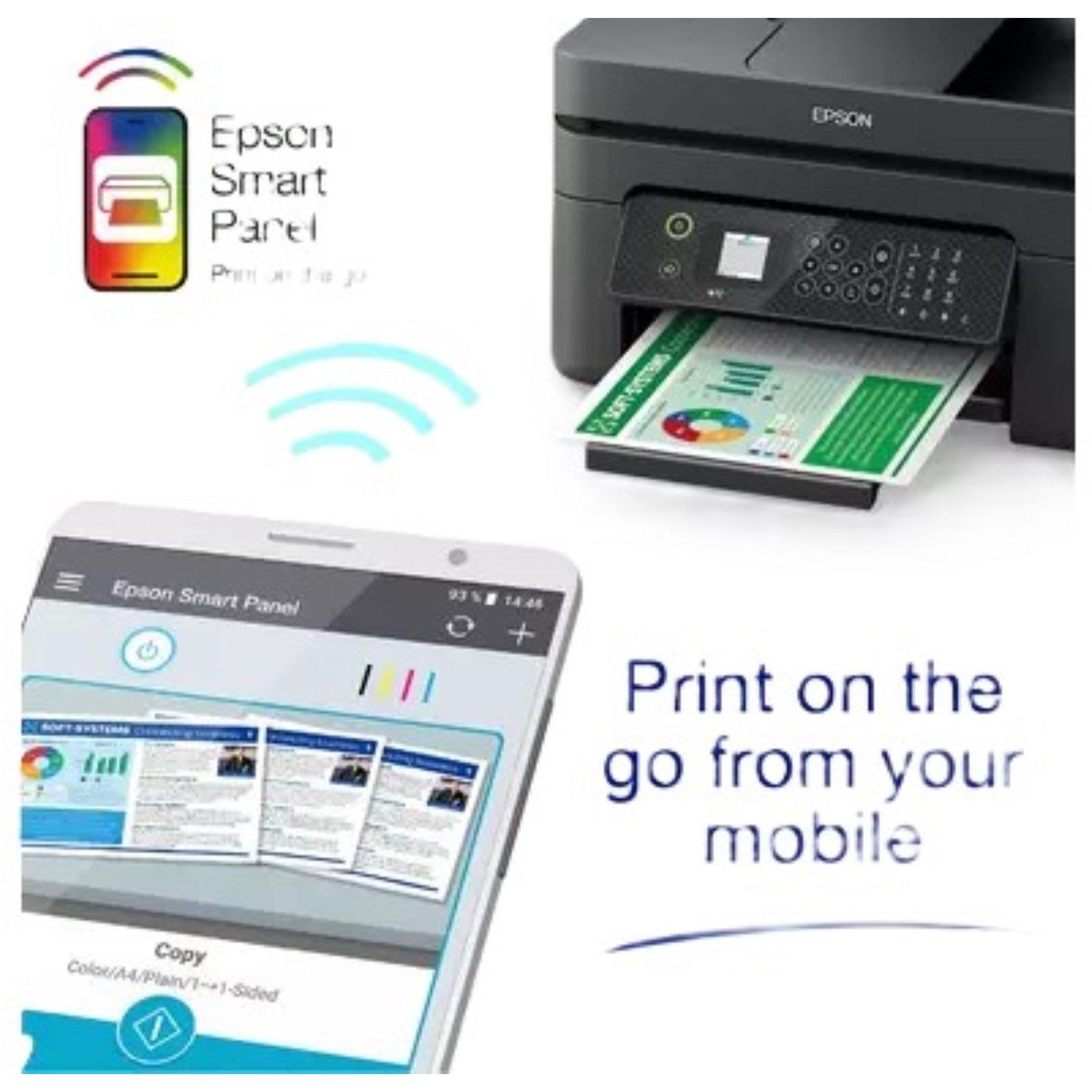 White - Epson - WorkForce WF-2930DWF A4 Multifunction Wireless Inkjet printer - 5