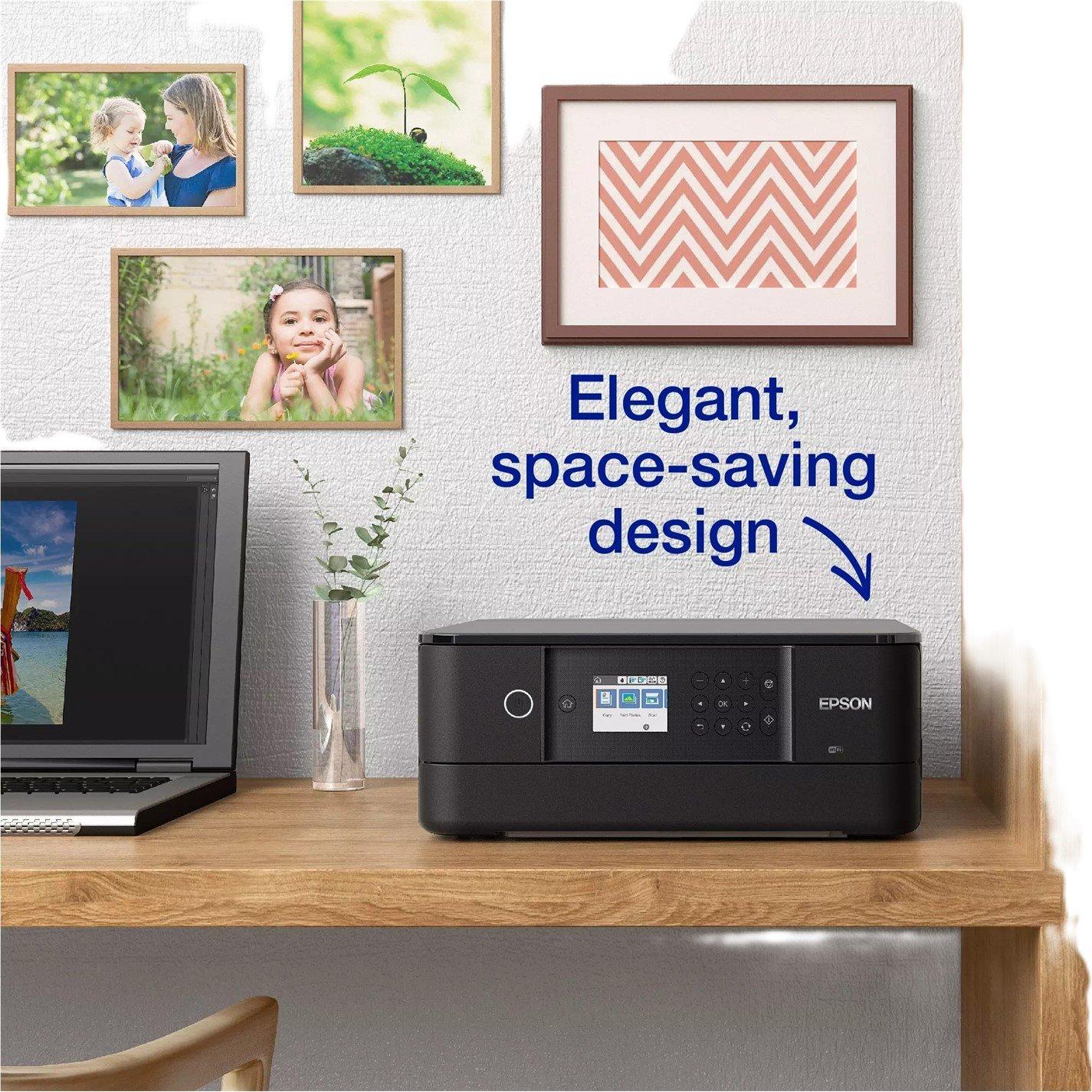 White - Epson - Expression Premium XP-6100 A4 Multifunction Wireless Inkjet Printer - 3