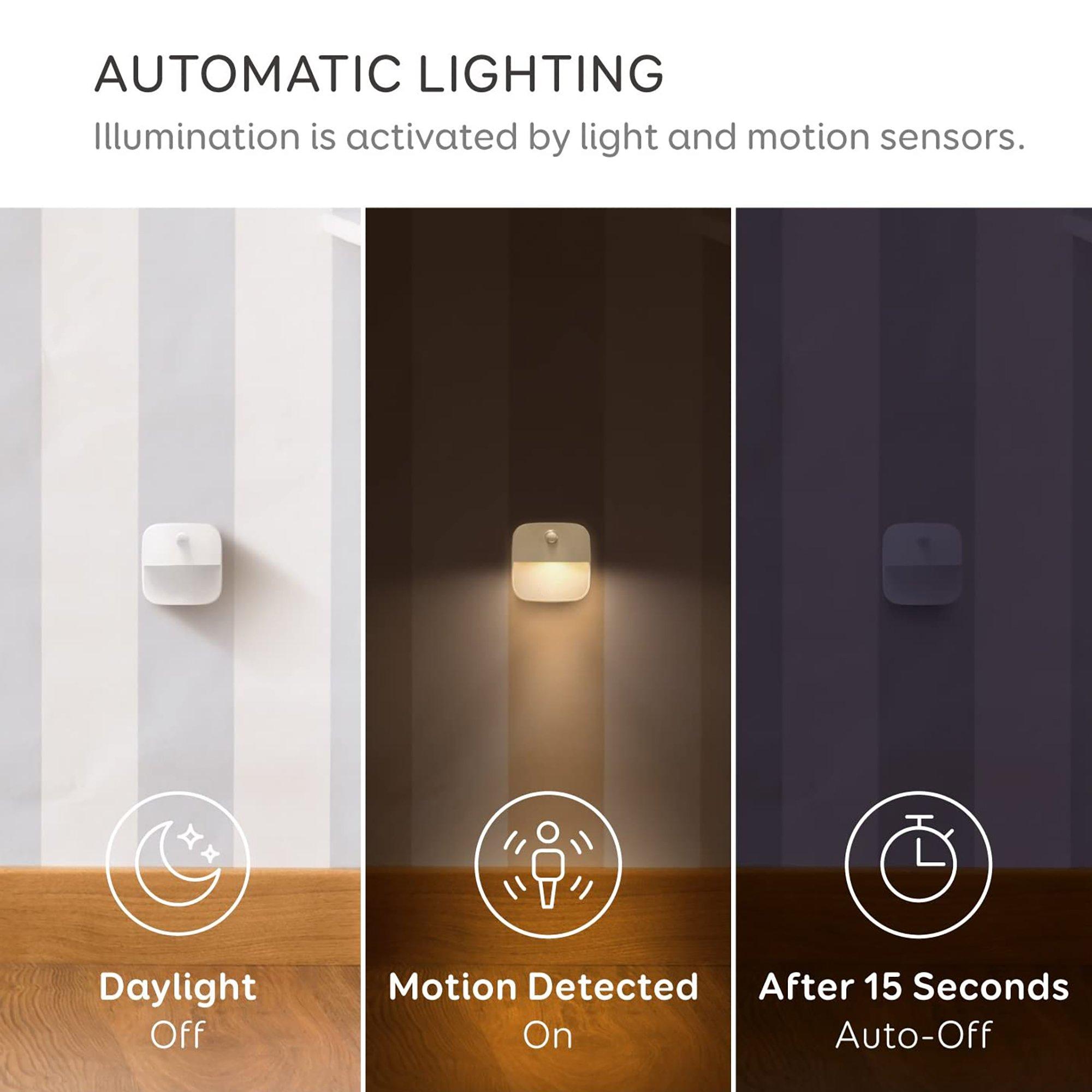 White - Dekton - Dekton Indoor Motion Sensor Light - 2