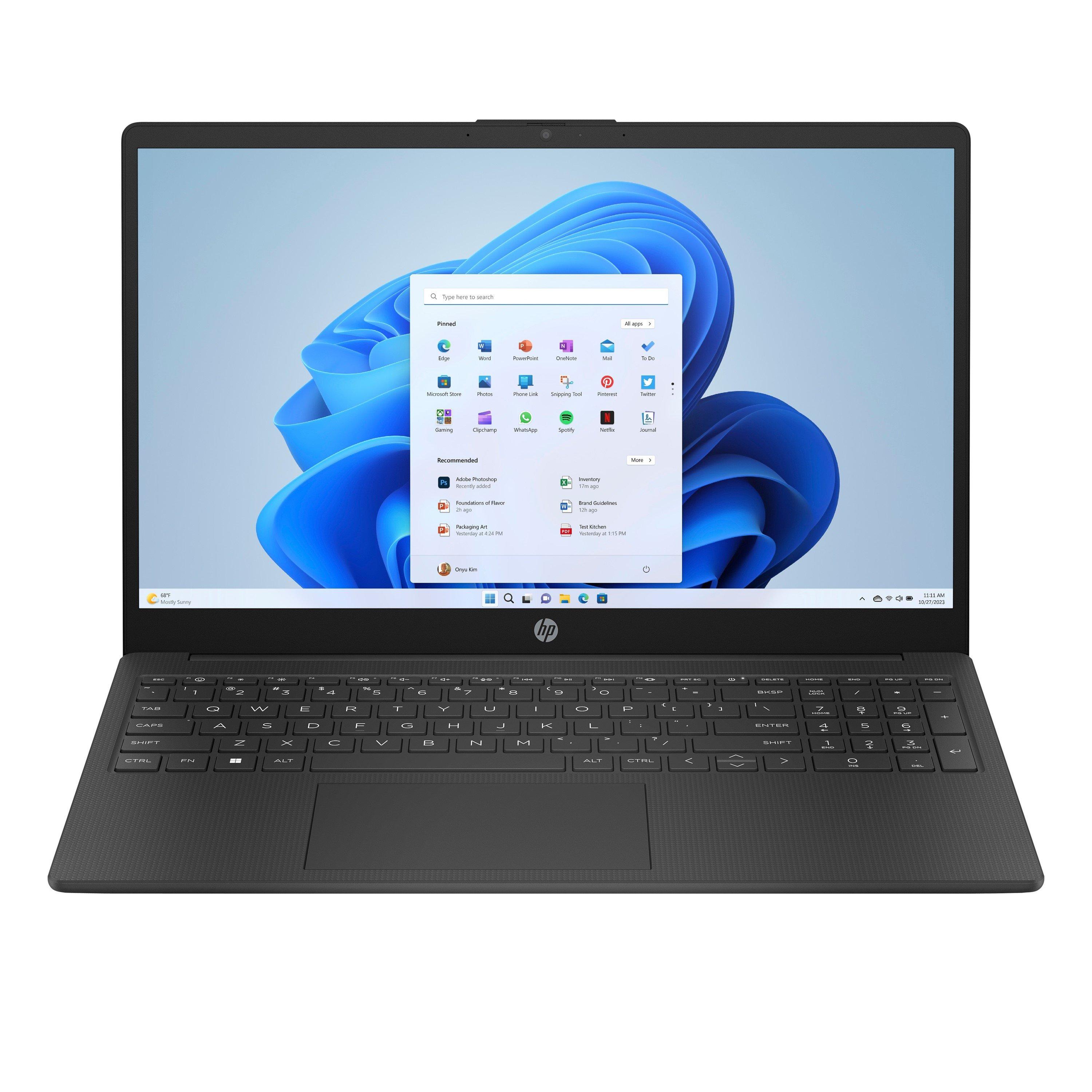 Hp  15-Fc0045na 15 Inch Laptop - Amd Ryzen 3 7320U 8Gb 256Gb Ssd - Black