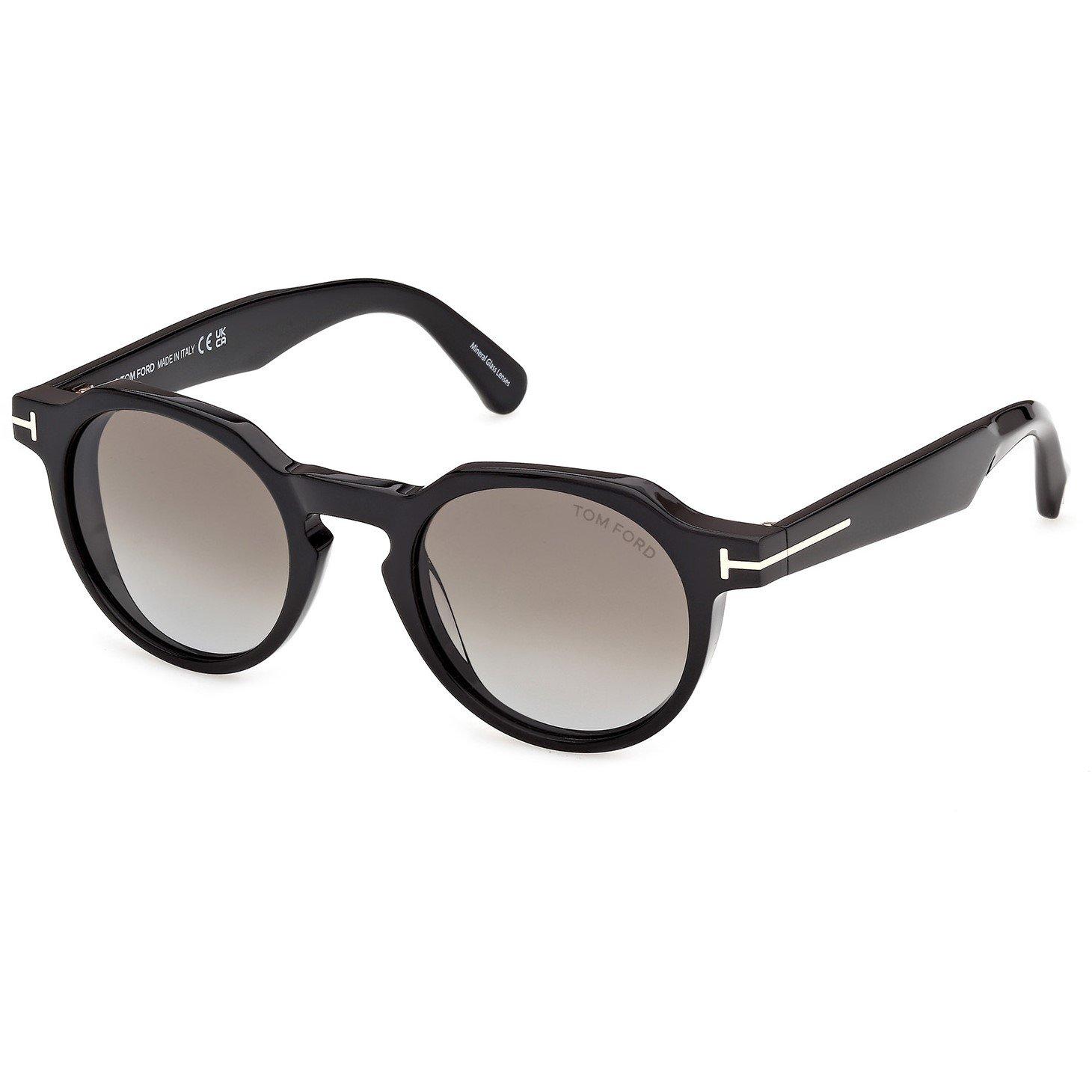 Black - Tom Ford - TFS Thomas Round Sn64 - 1
