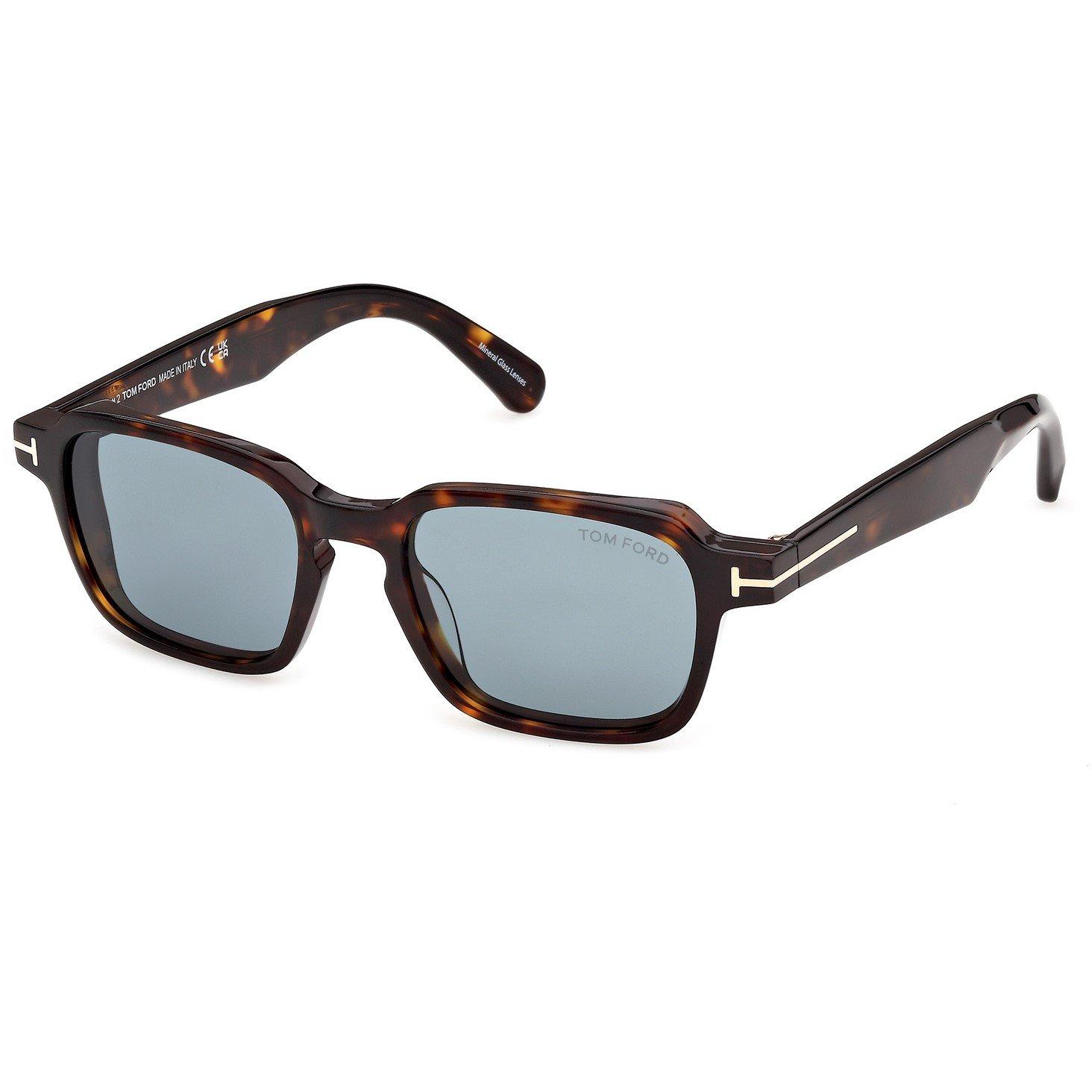 Havana/Blue - Tom Ford - TFS Ezra Square Sn64 - 1