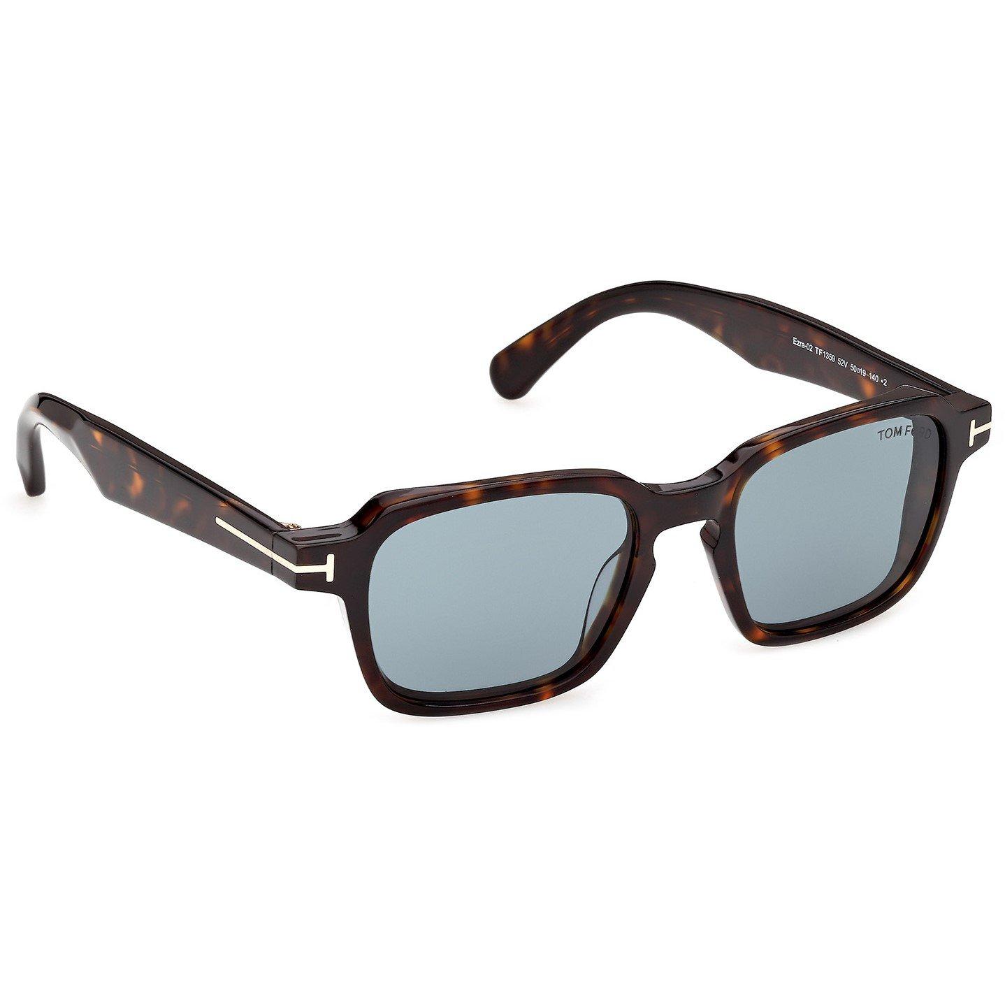 Havana/Blue - Tom Ford - TFS Ezra Square Sn64 - 2