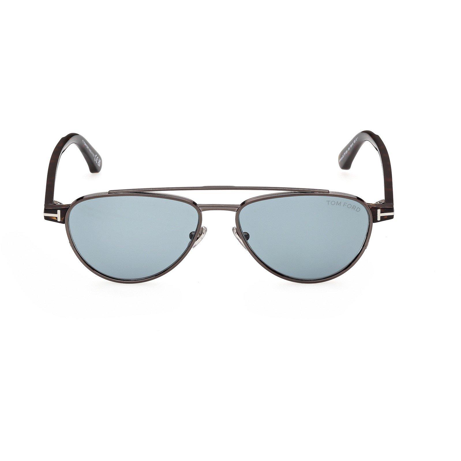 Gunmetal/Blue - Tom Ford - TFS Anthony Pilot Sn64 - 3