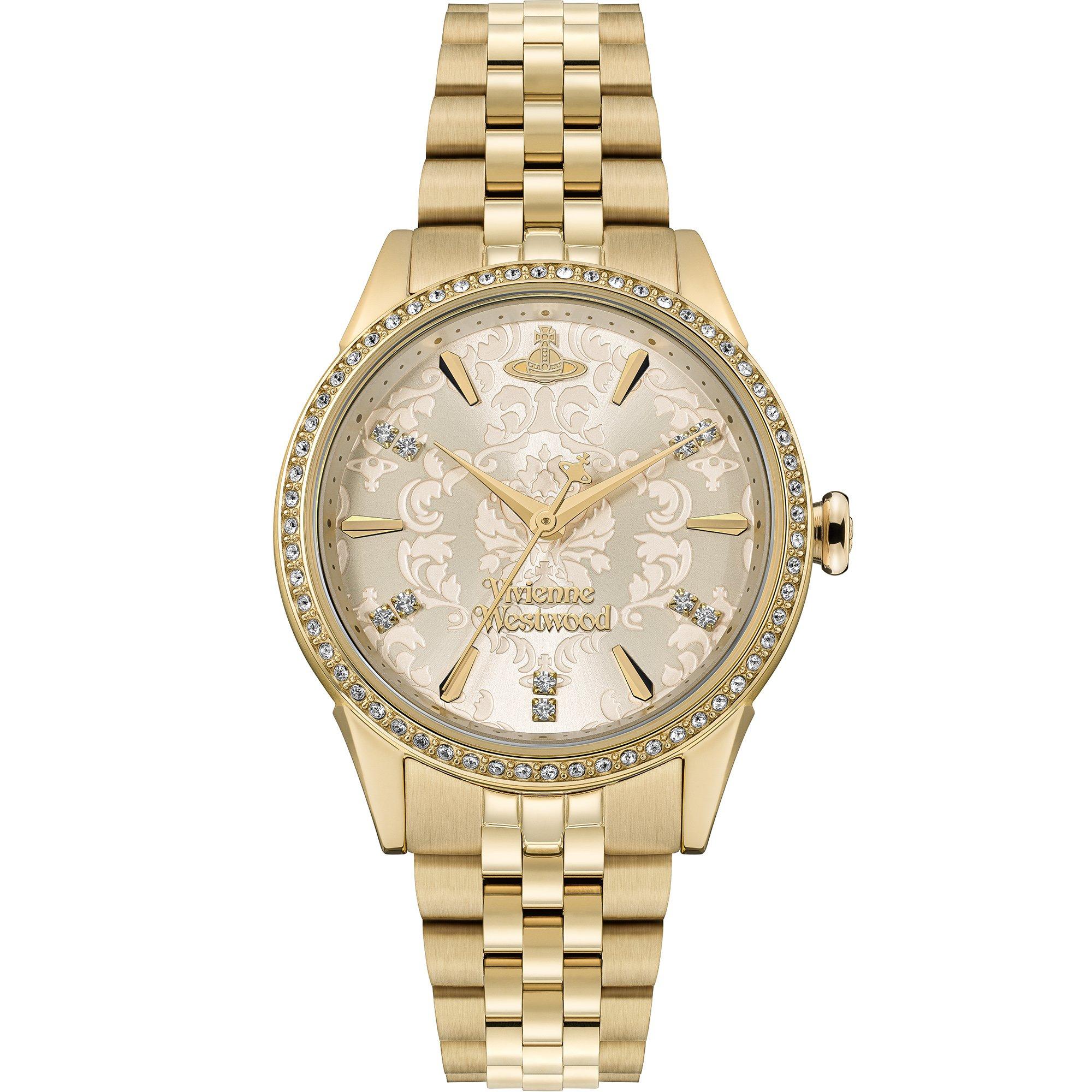 Vivienne Westwood Womens The Little Wallace Quartz Analogue Watch - Gold - Size 32MM