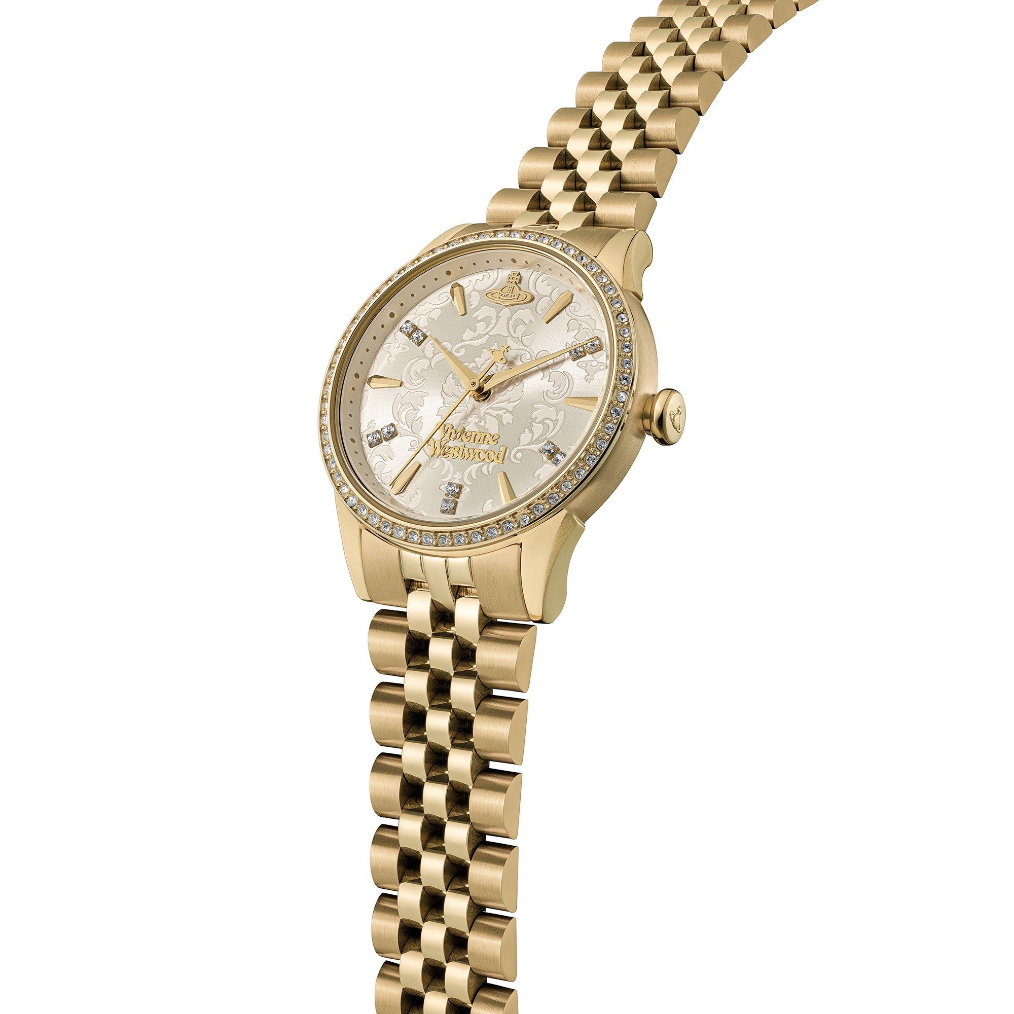 Gold - Vivienne Westwood - Women's The Little Wallace Quartz Analogue Watch - 3