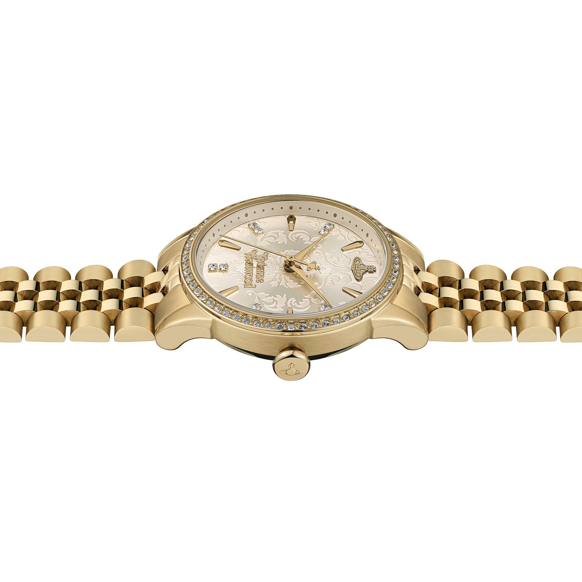 Gold - Vivienne Westwood - Women's The Little Wallace Quartz Analogue Watch - 4