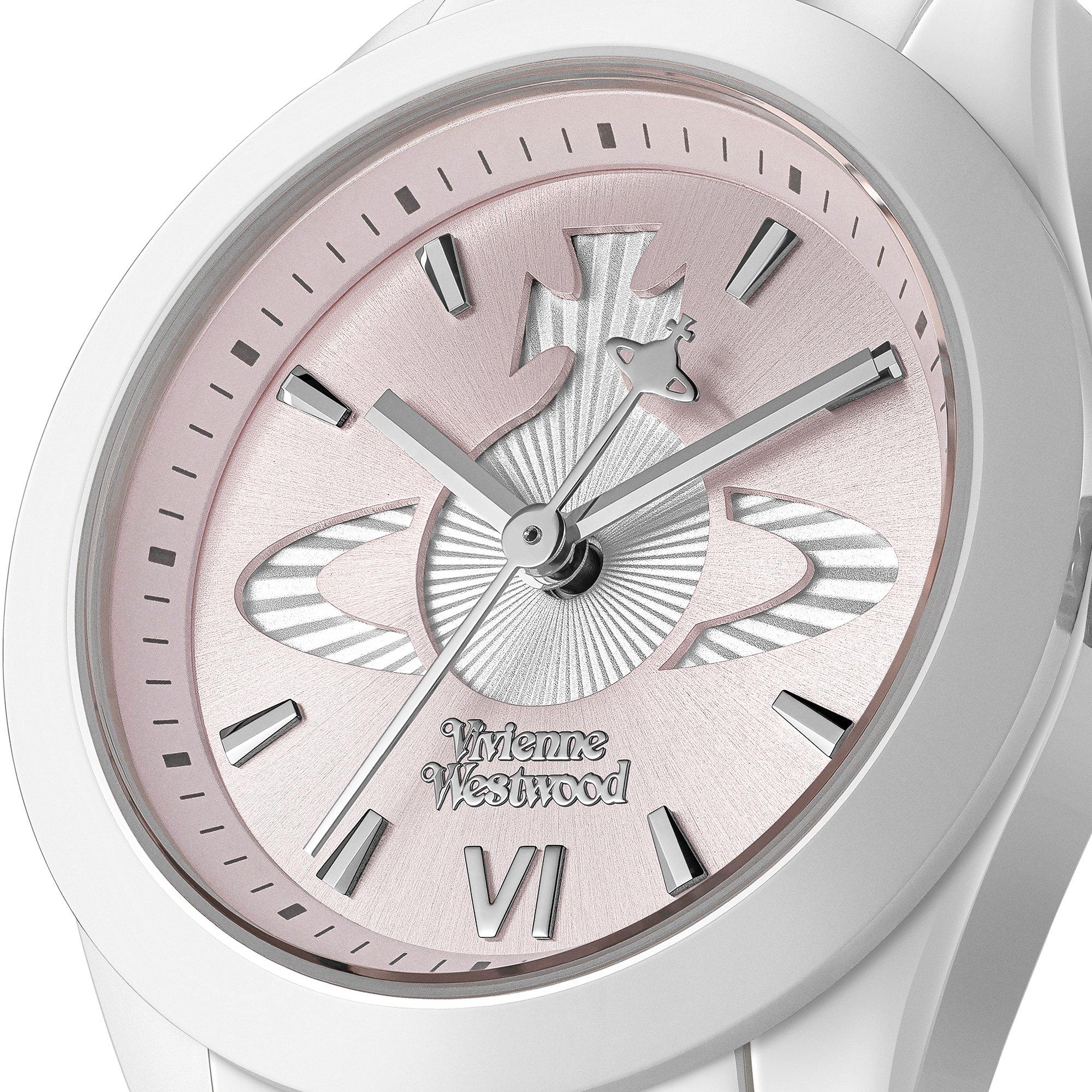 White - Vivienne Westwood - Women's Fenchurch Ceramica Quartz Analogue Watch - 2