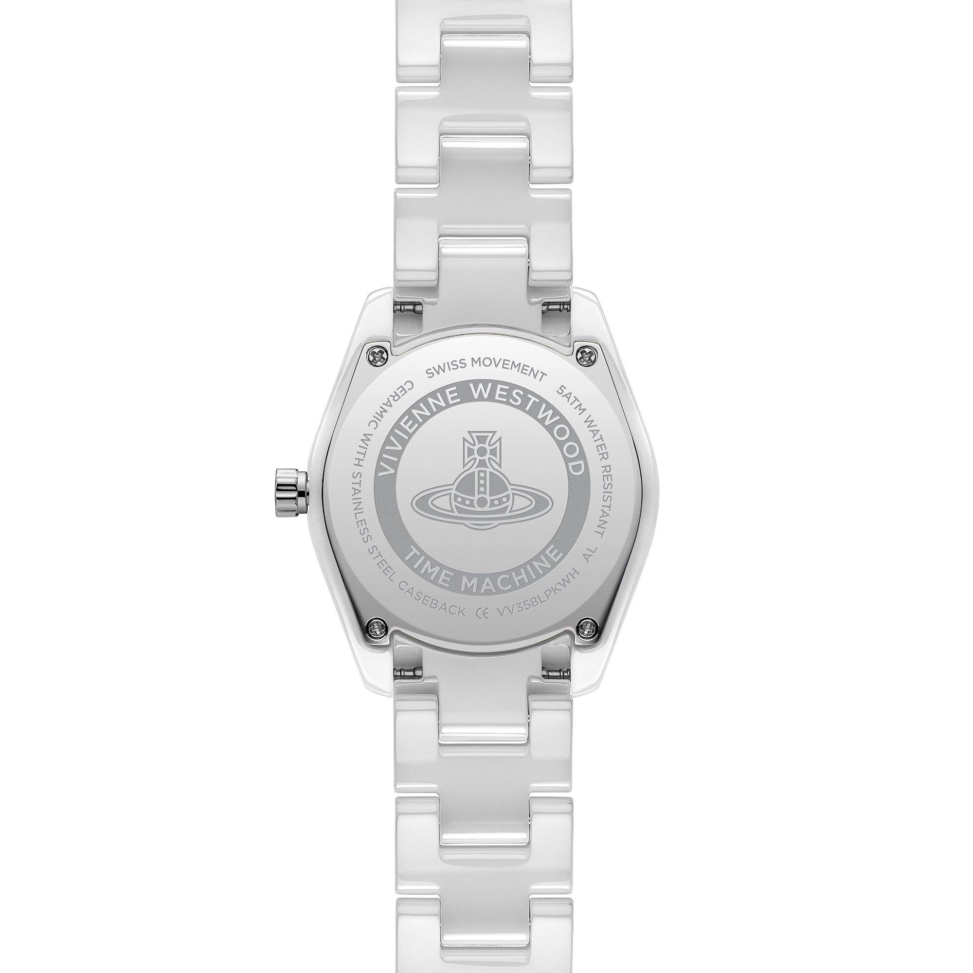 White - Vivienne Westwood - Women's Fenchurch Ceramica Quartz Analogue Watch - 6