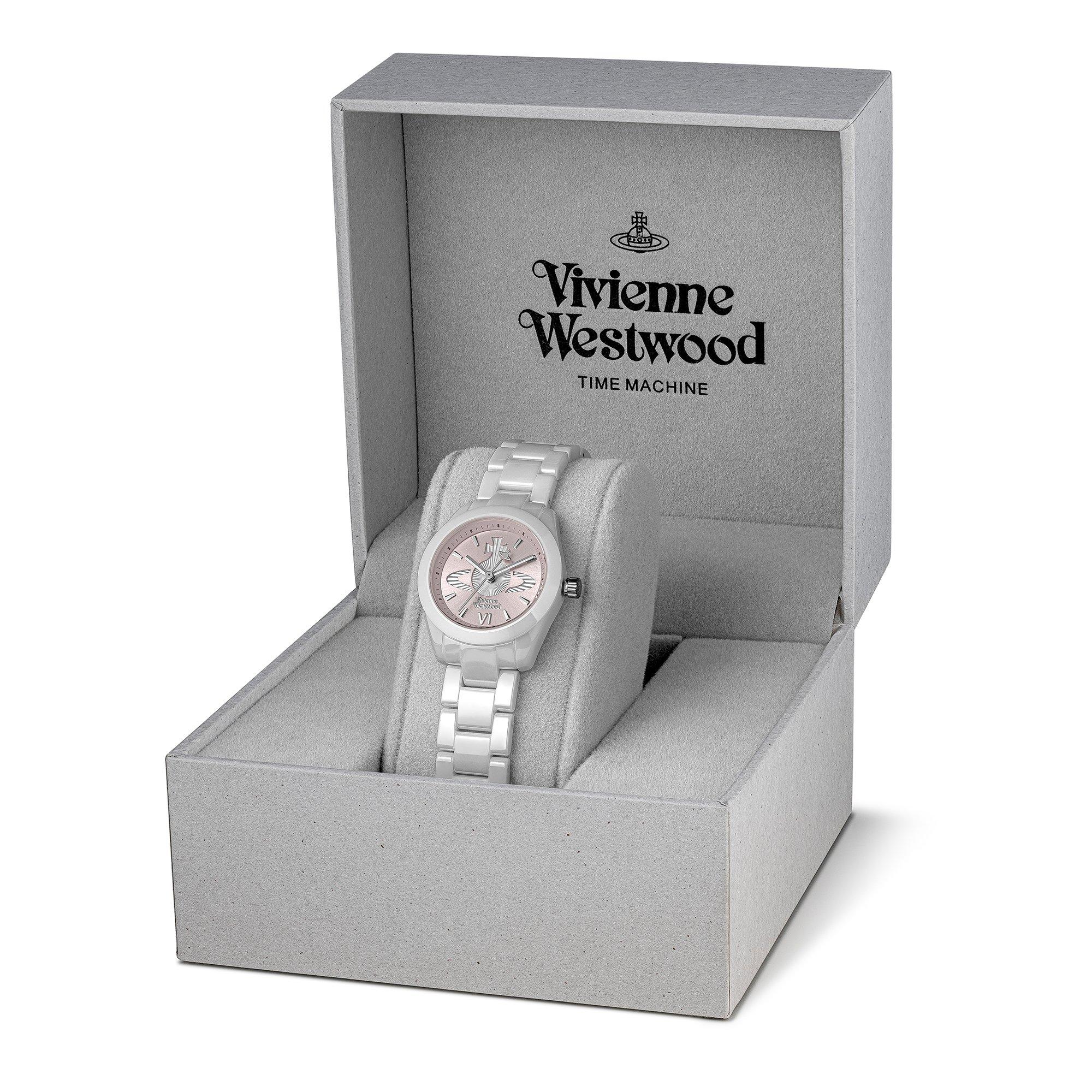 White - Vivienne Westwood - Women's Fenchurch Ceramica Quartz Analogue Watch - 7