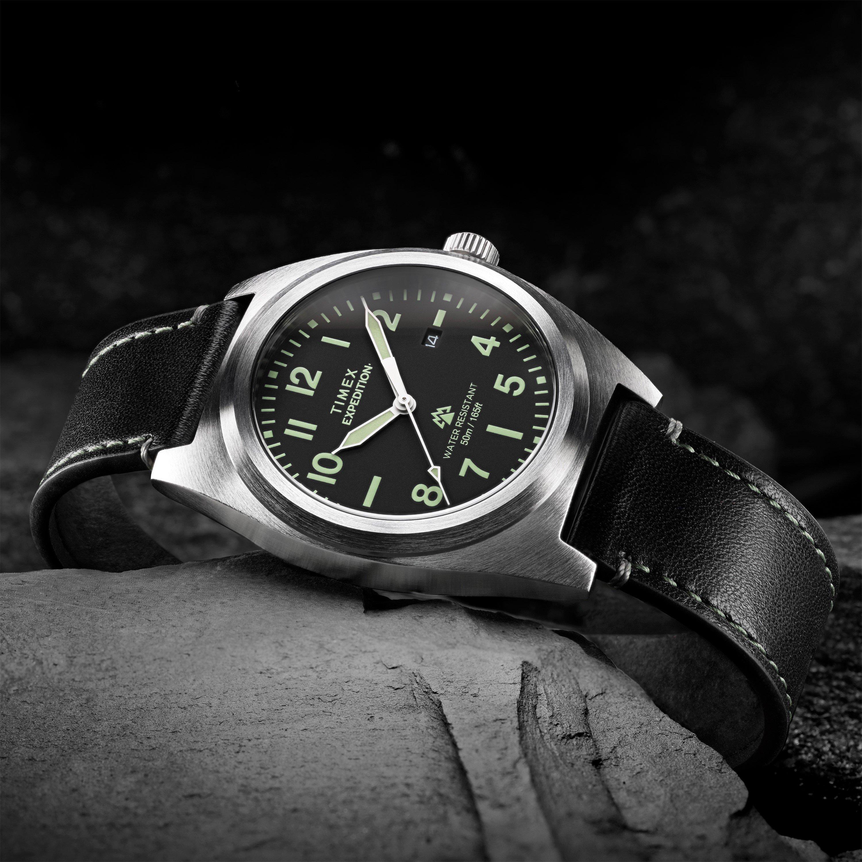 Silver/Black - Timex - Men's Capstone Quartz Analogue Watch - 3