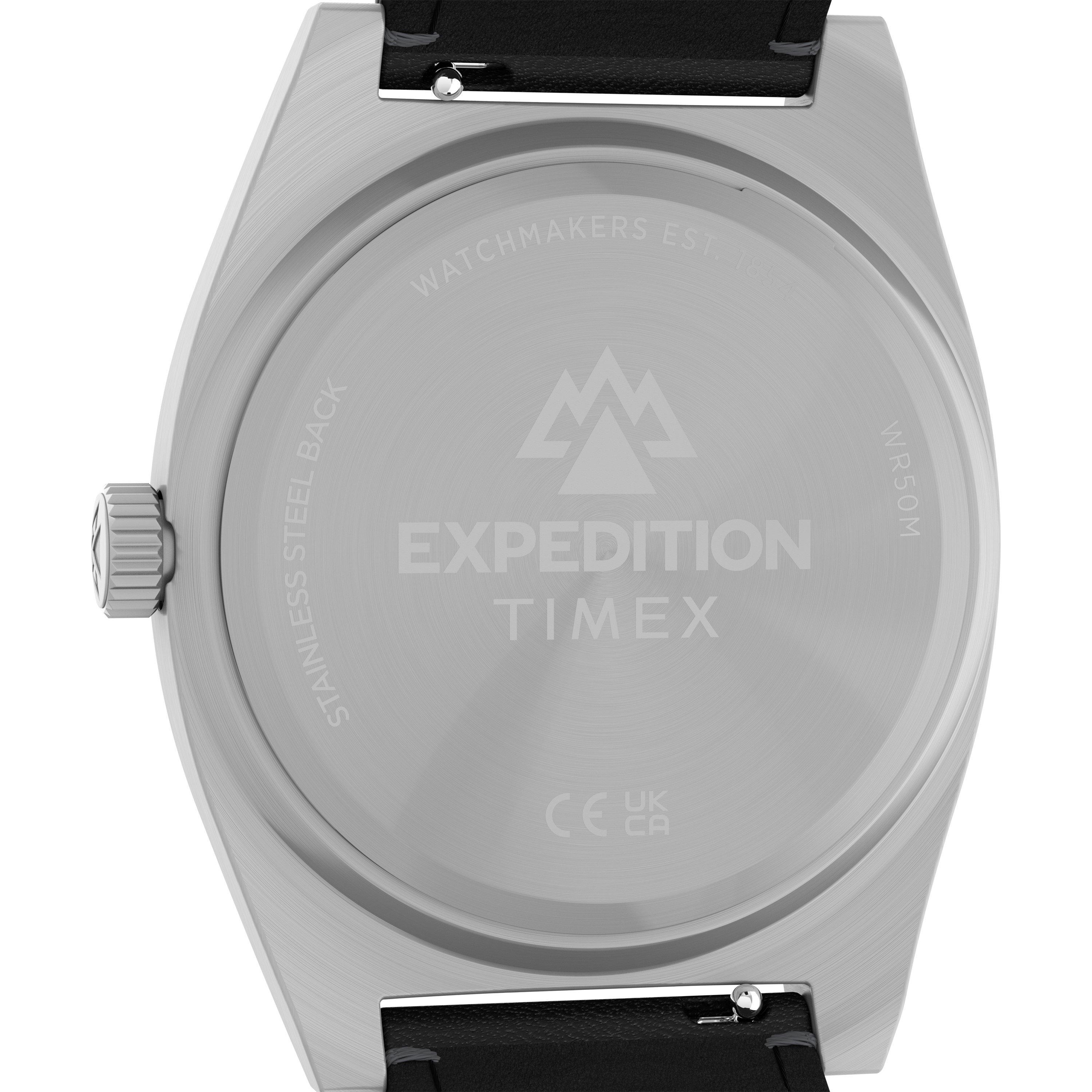 Silver/Black - Timex - Men's Capstone Quartz Analogue Watch - 6