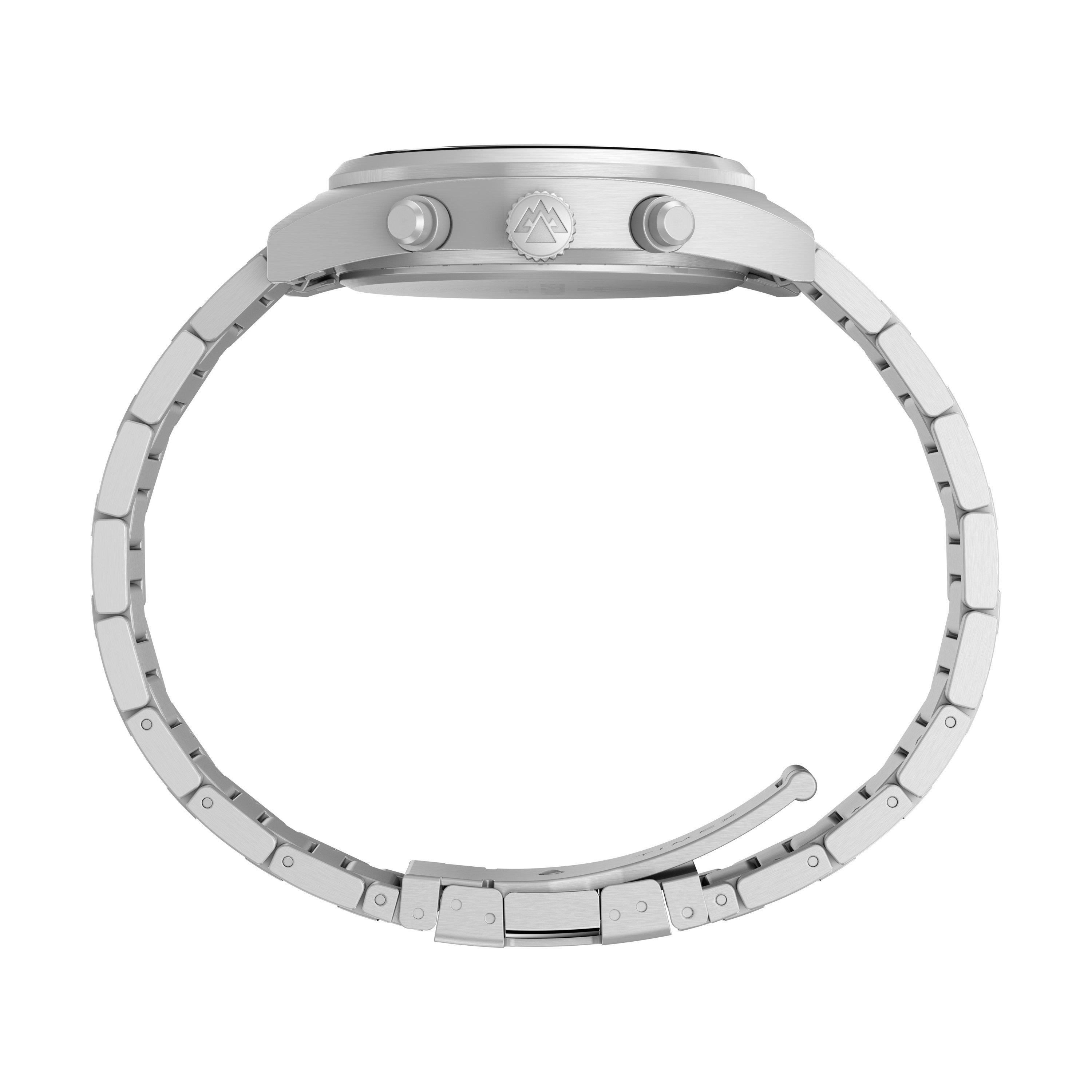 Silver/Black - Timex - Men's Capstone Quartz Analogue Watch - 4