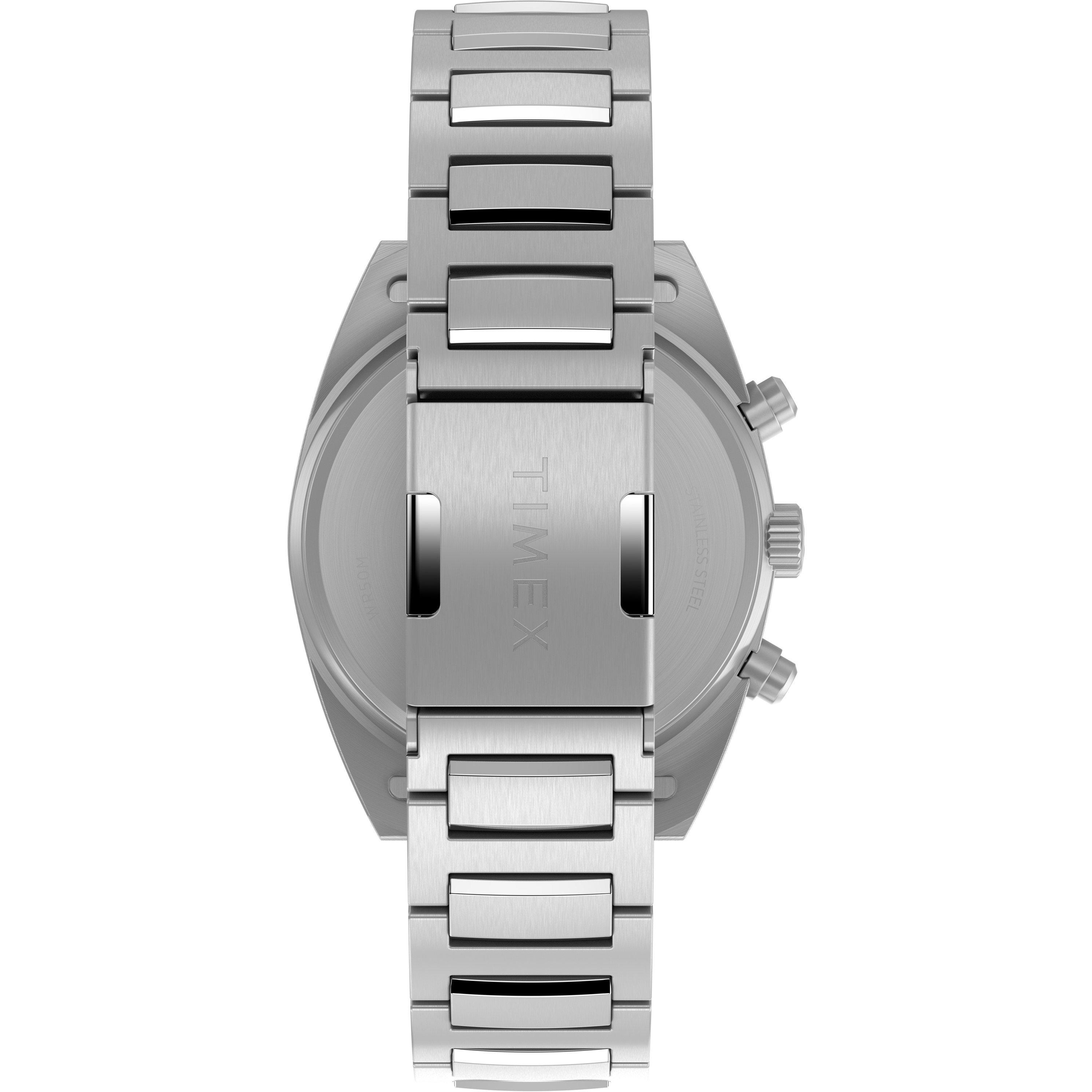 Silver/Black - Timex - Men's Capstone Quartz Analogue Watch - 5
