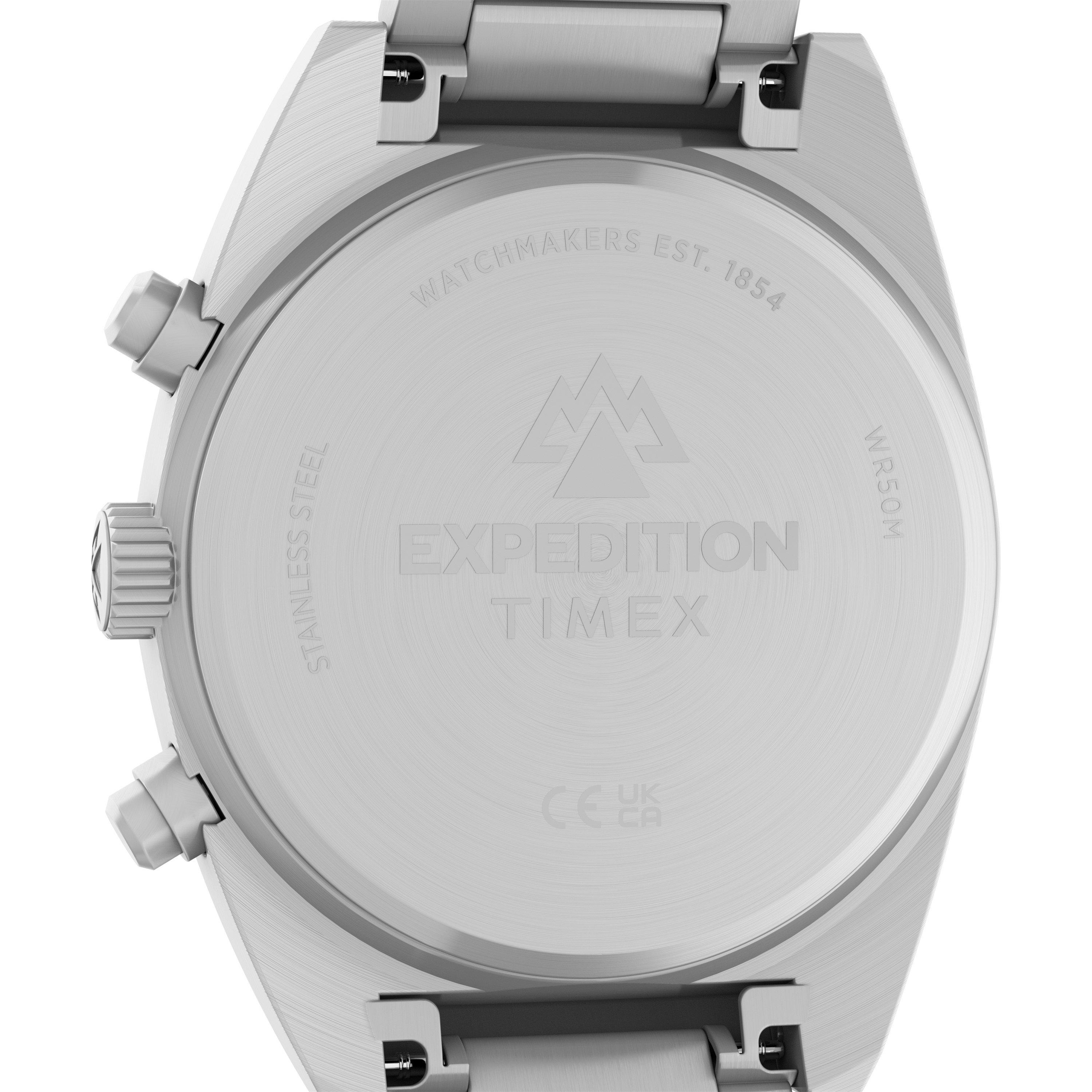 Silver/Black - Timex - Men's Capstone Quartz Analogue Watch - 6