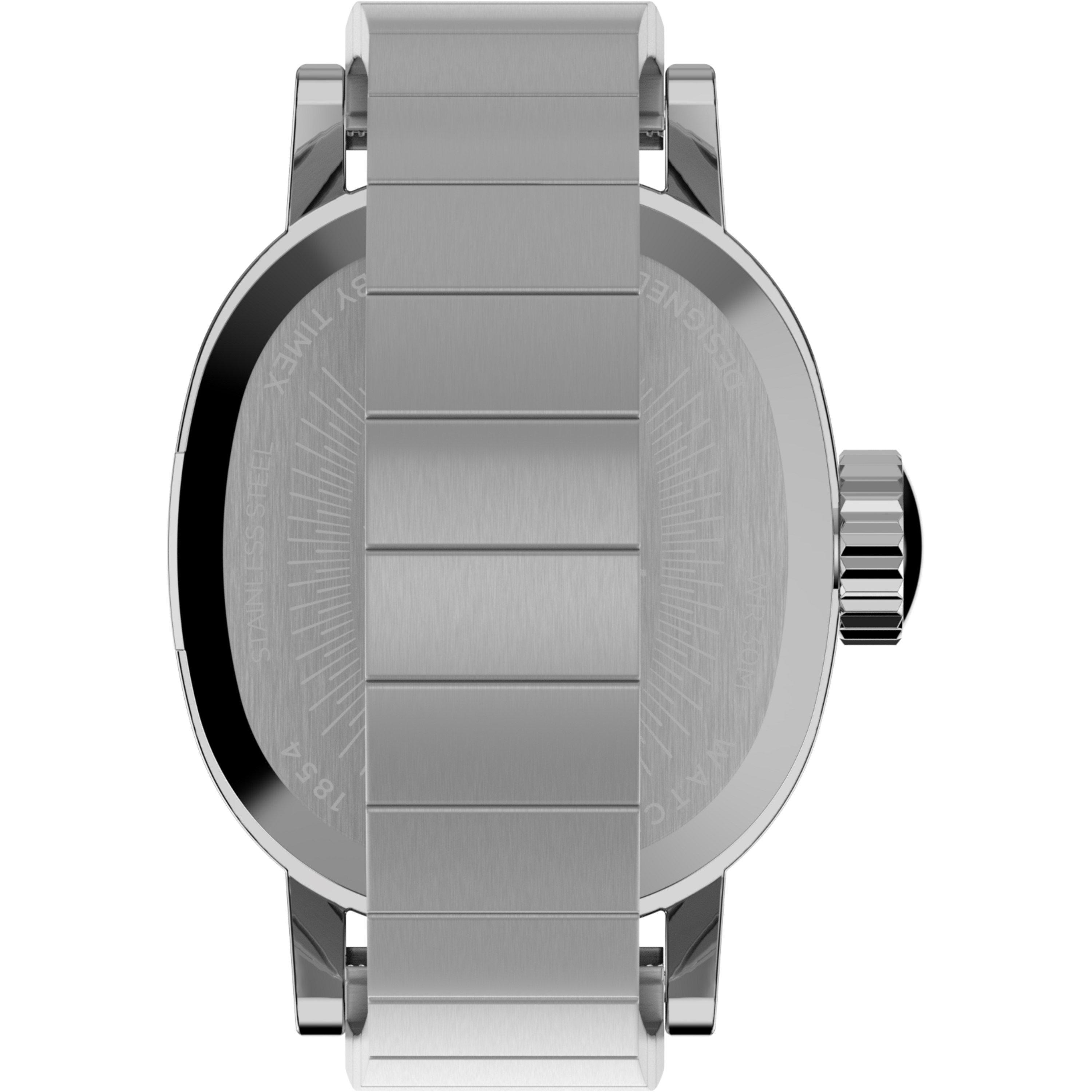 Silver/Blue - Timex - Cavatina Ring Quartz Analogue Watch - 4