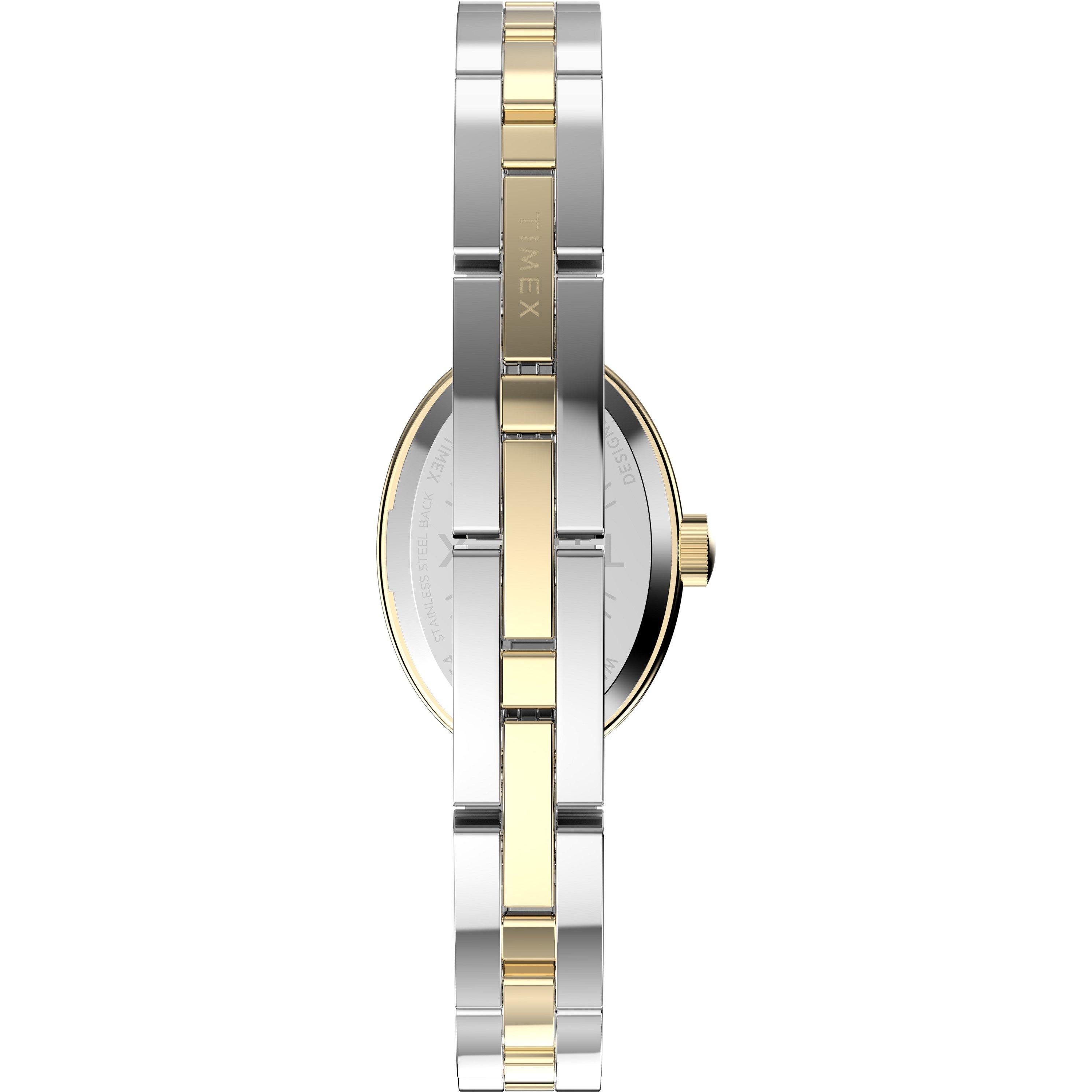 White/Gold-Tone - Timex - Cavatina Quartz Analogue Watch - 5