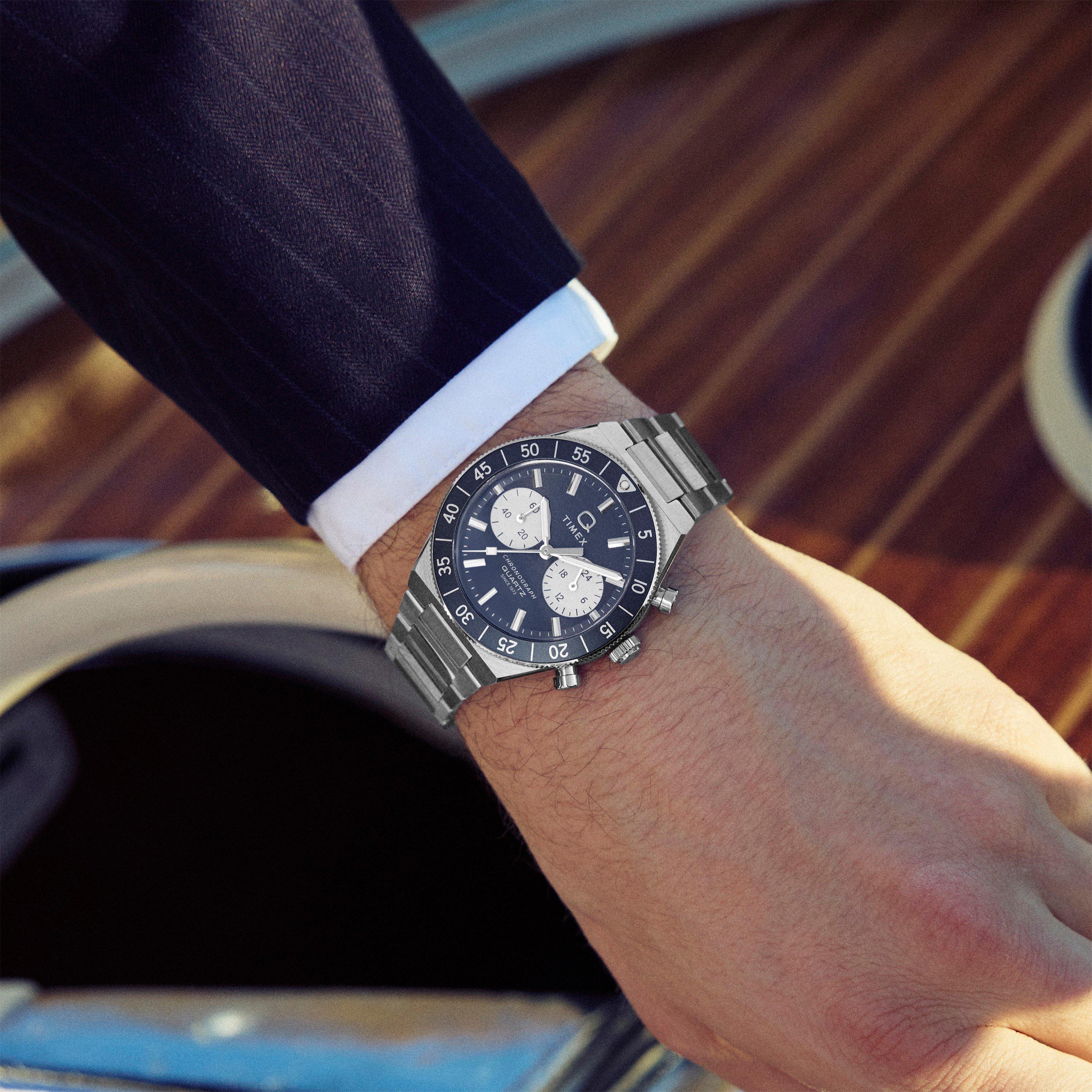 Argent/Bleu - Timex - Timex Continental Wt Sn63 - 2