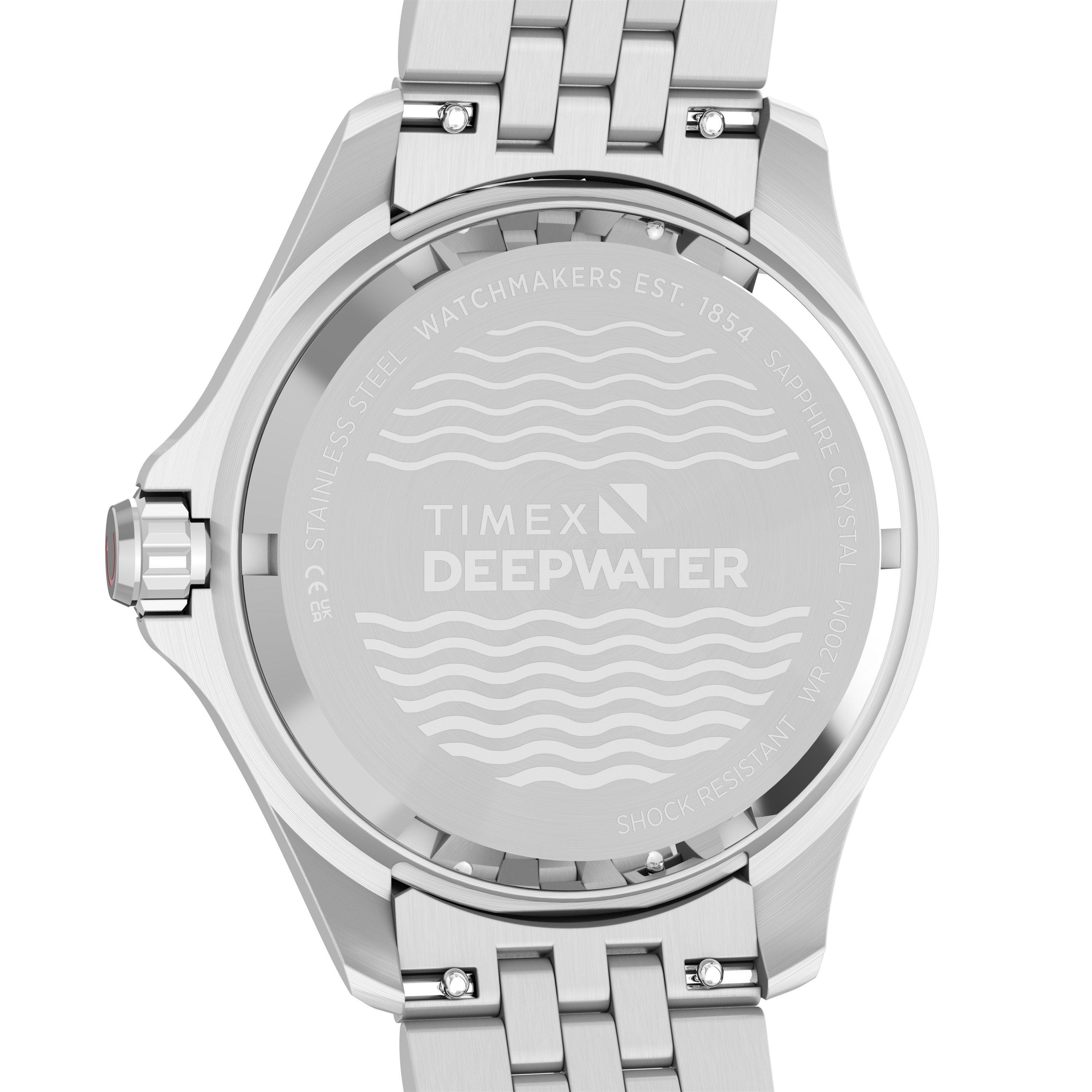 Silver/Black - Timex - Men's Meridian Quartz Analogue Watch - 6
