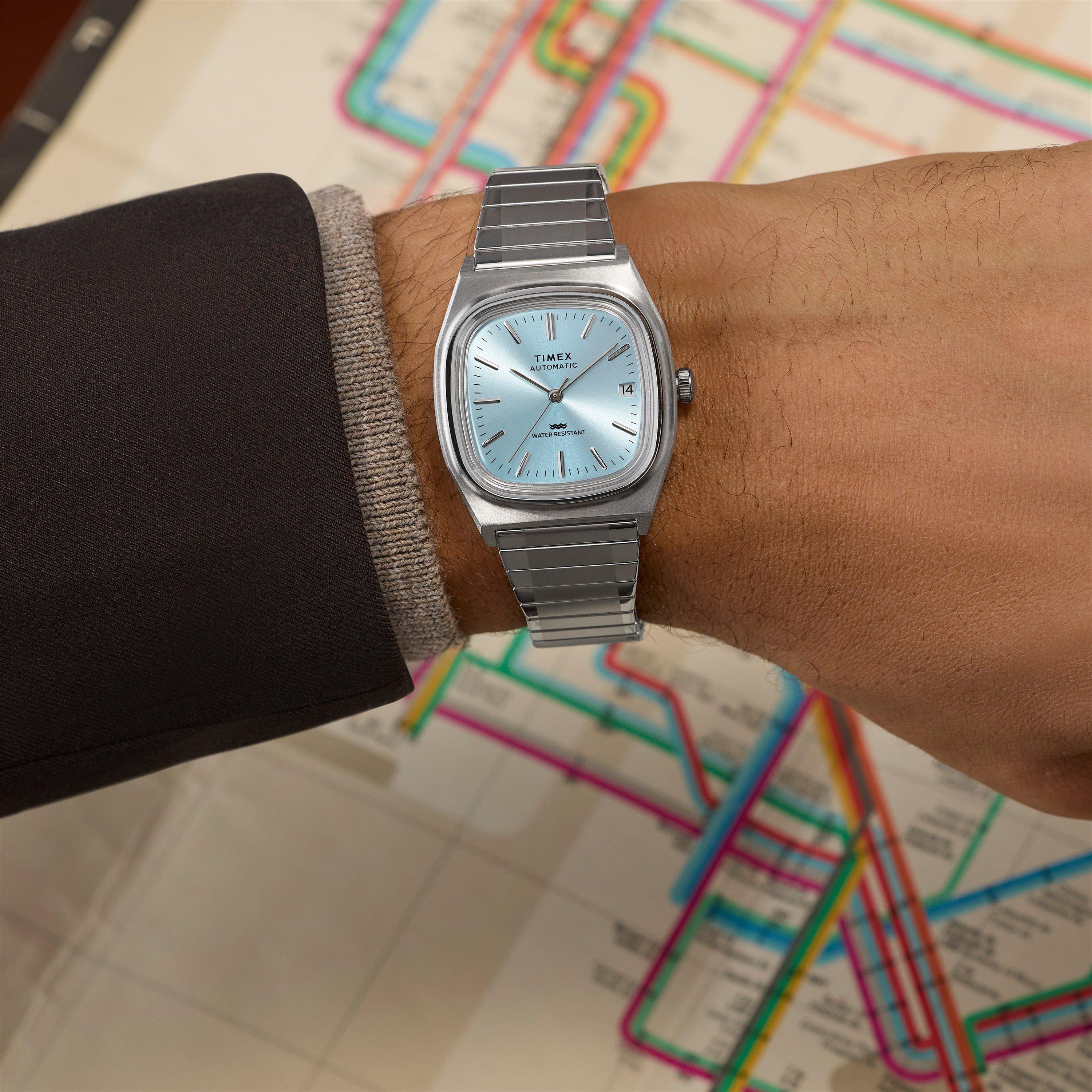 Silver/Blue - Timex - Timex E Line Watch 63 - 2