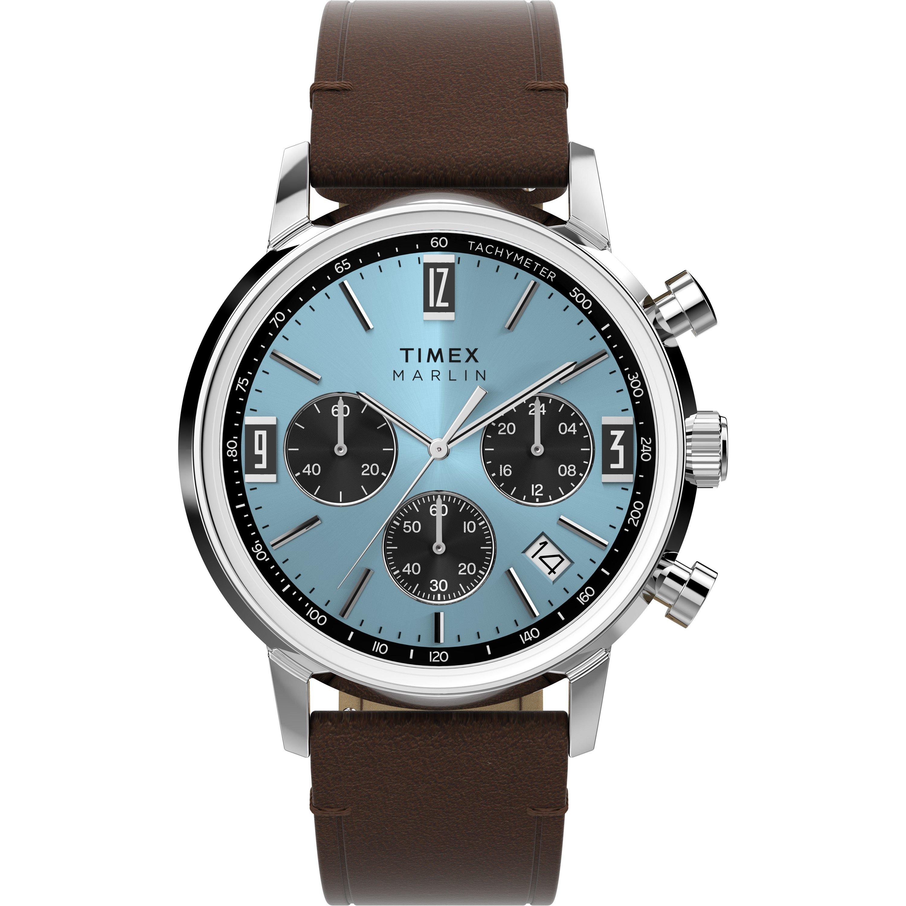Silver/Blue - Timex - Timex Marlin Watch Sn63 - 1