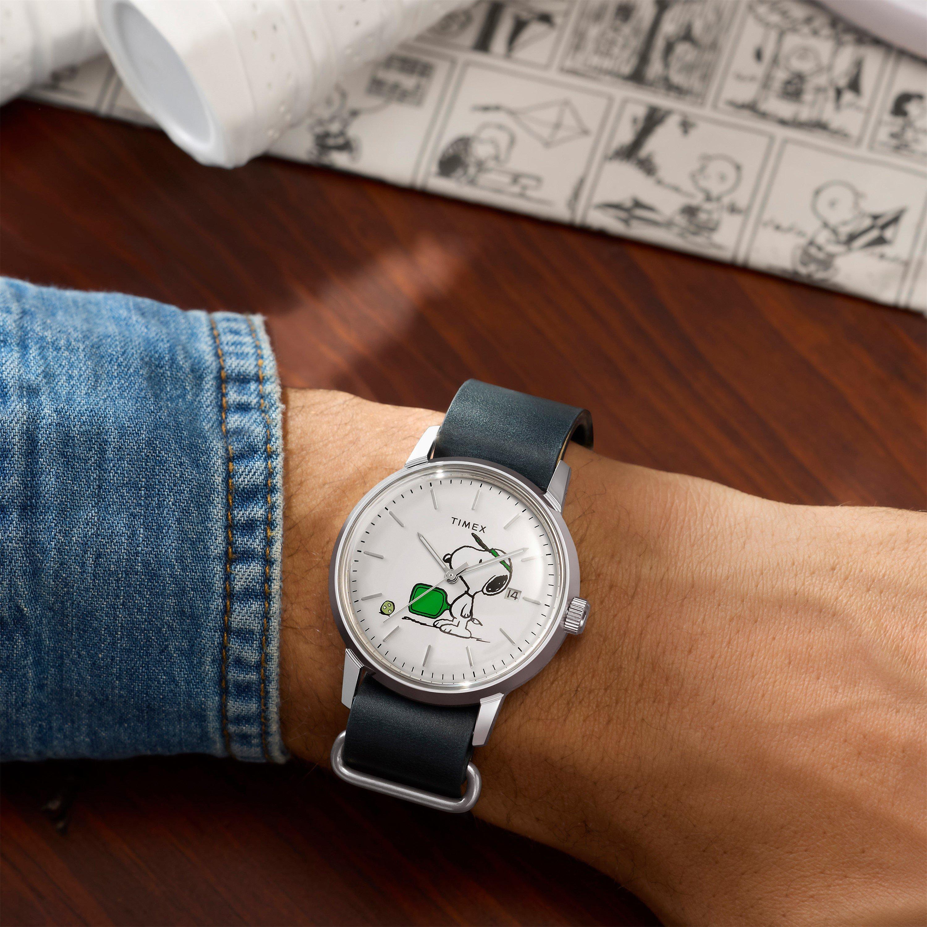 White/Silver - Timex - Peanuts Quartz Analogue Watch - 2