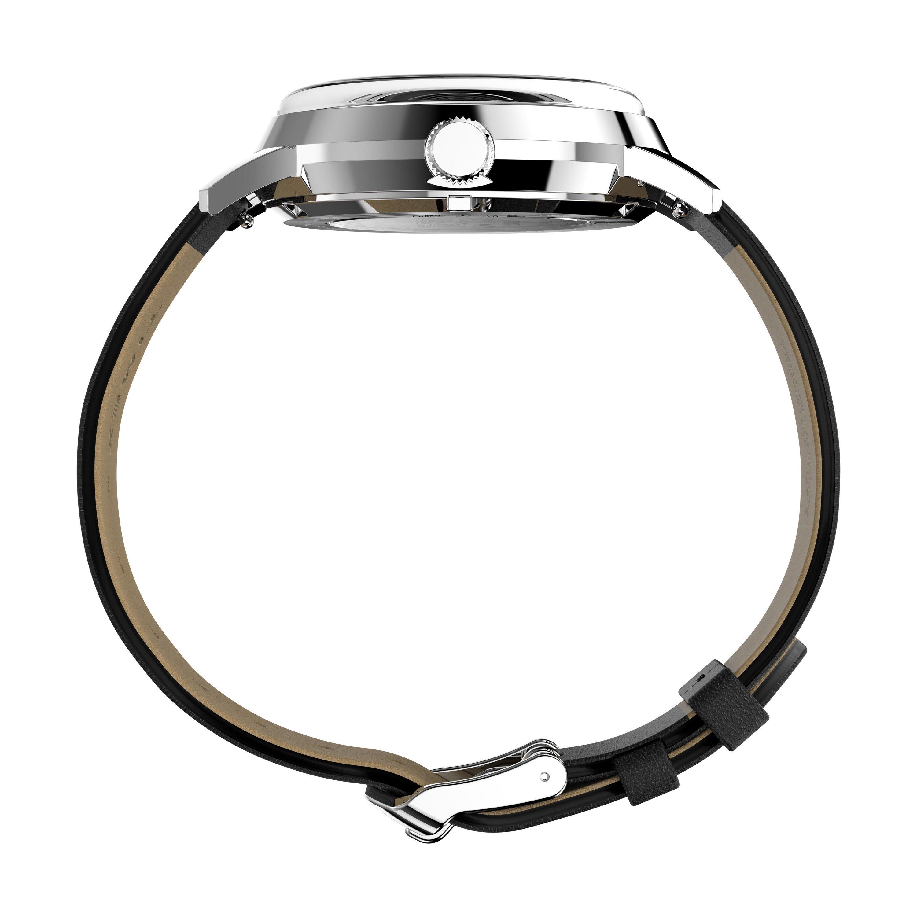 Silver/Black - Timex - Peanuts Quartz Analogue Watch - 4