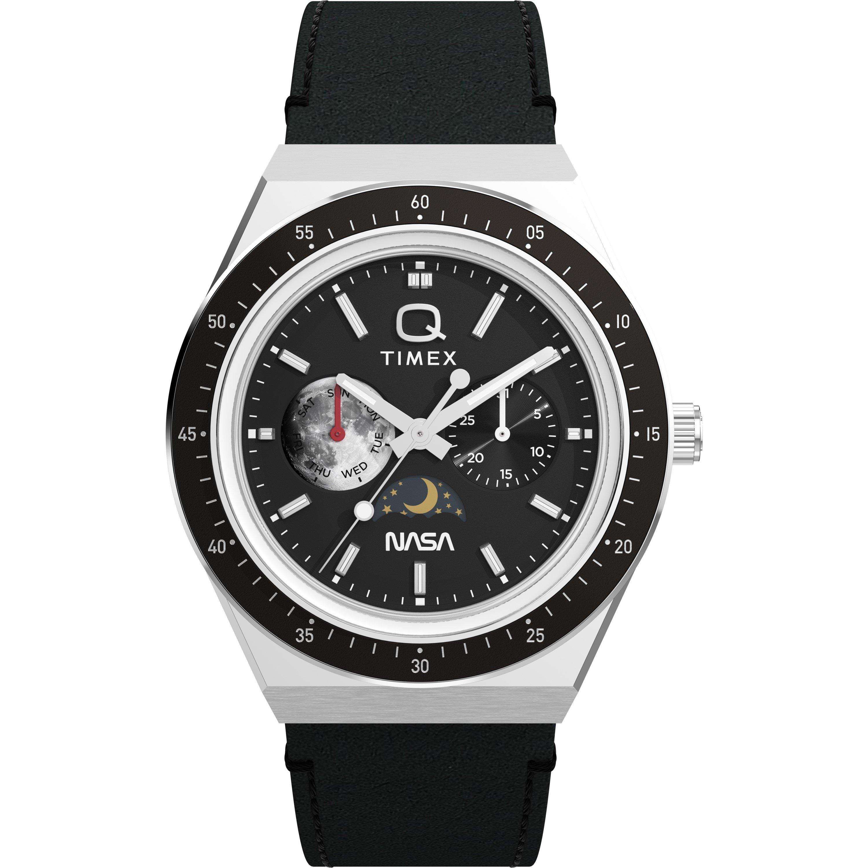 Silver/Black - Timex - Timex Q Vinatge Wtch Sn63 - 1