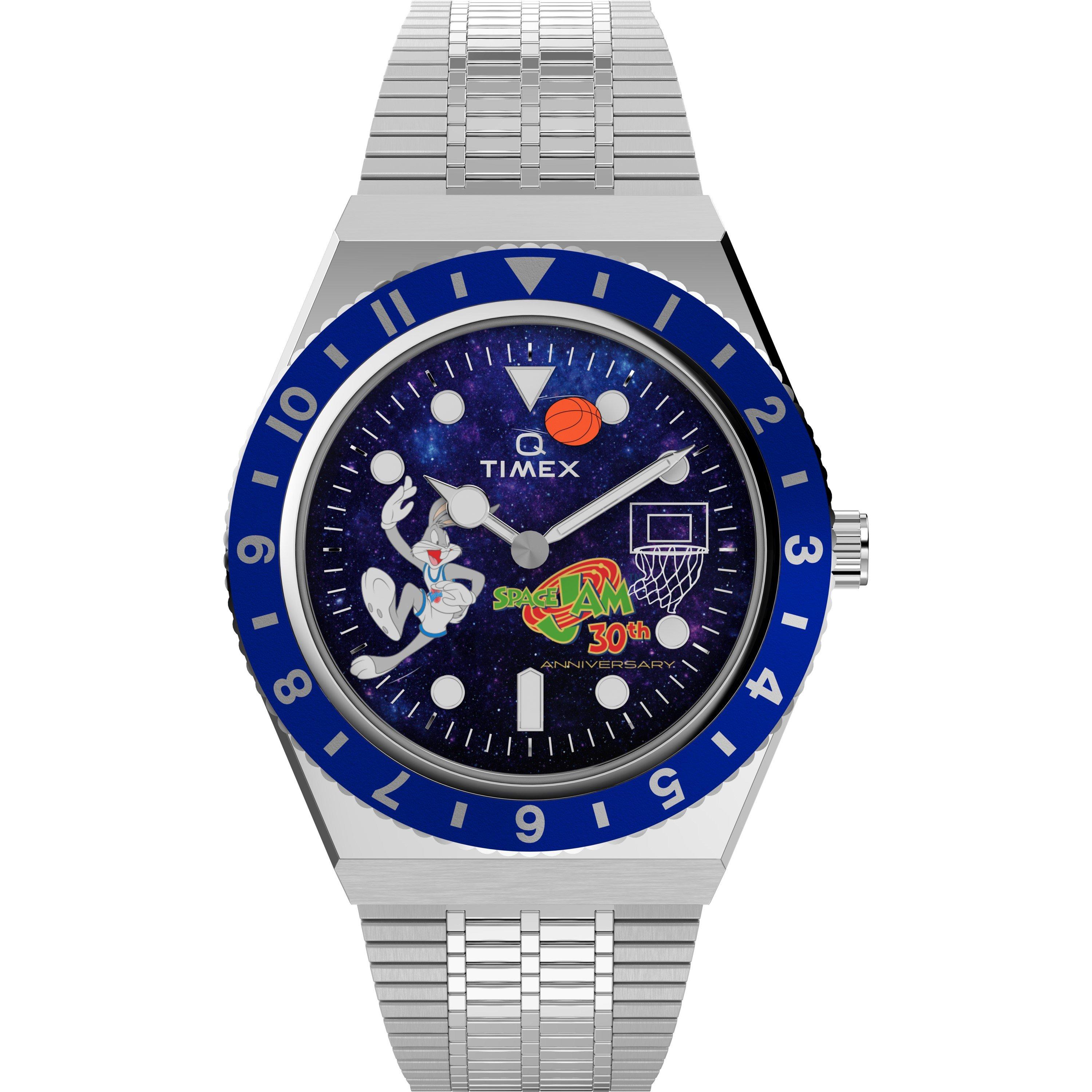 Silver/Blue - Timex - Men's Space Jam Analogue Quartz Watch - 1