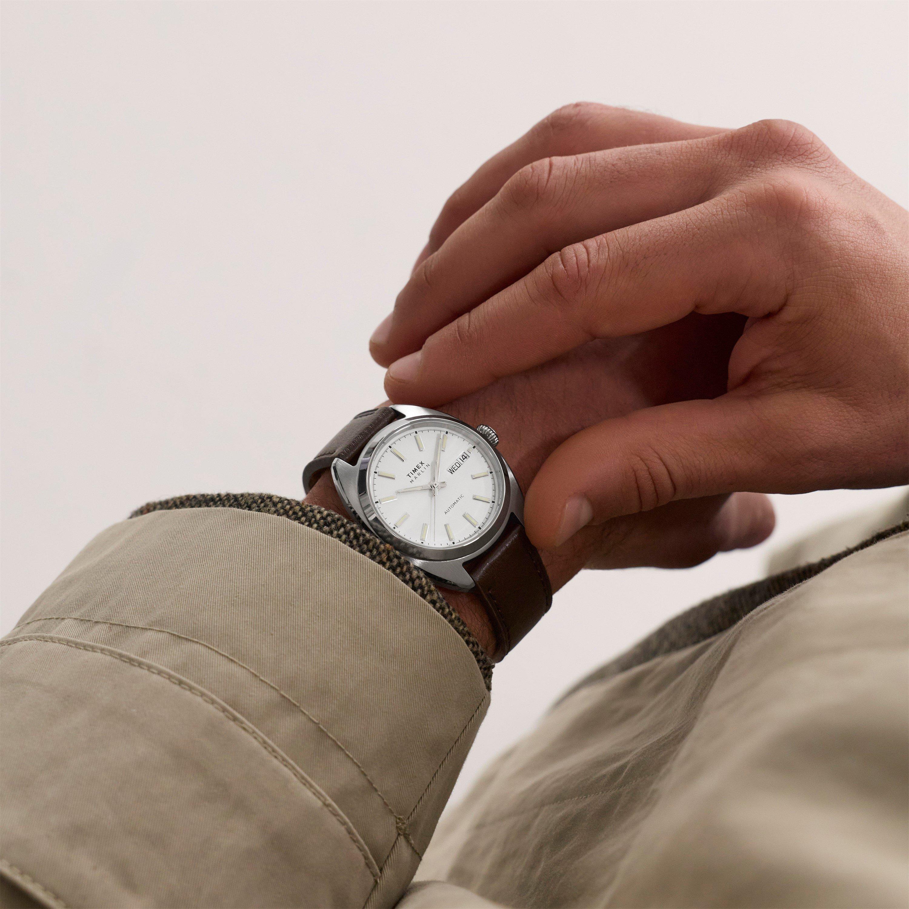 Silver - Timex - Timex Marlin Watch Sn63 - 2