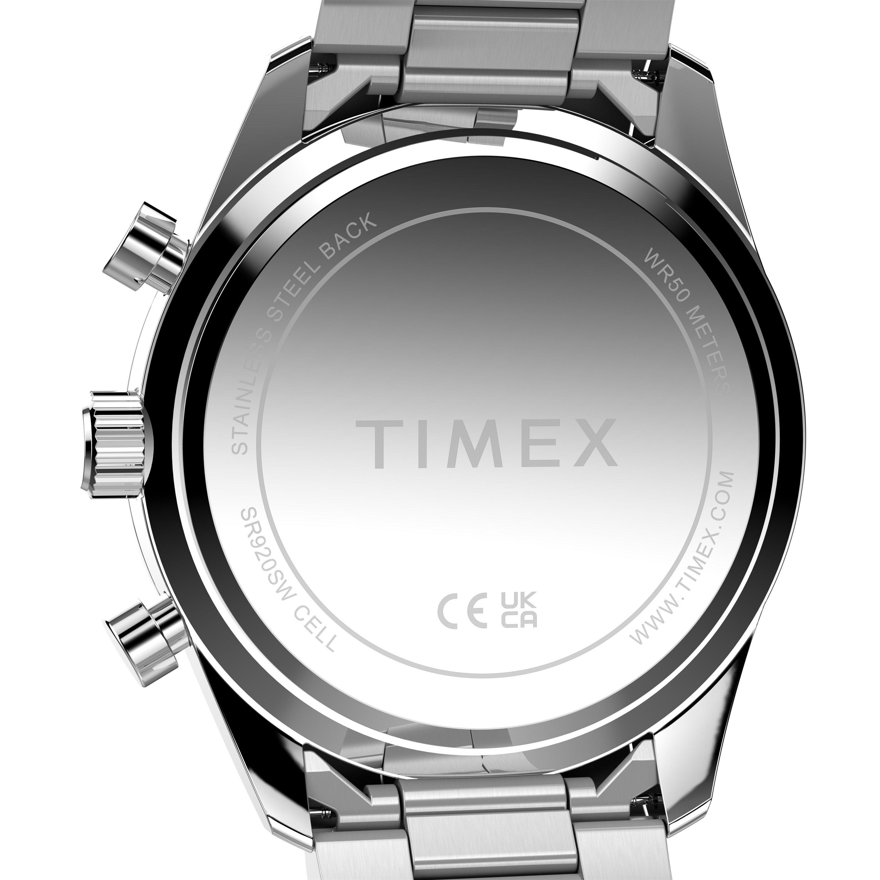 Green/Silver - Timex - Timex Trend Chrono Sn63 - 4